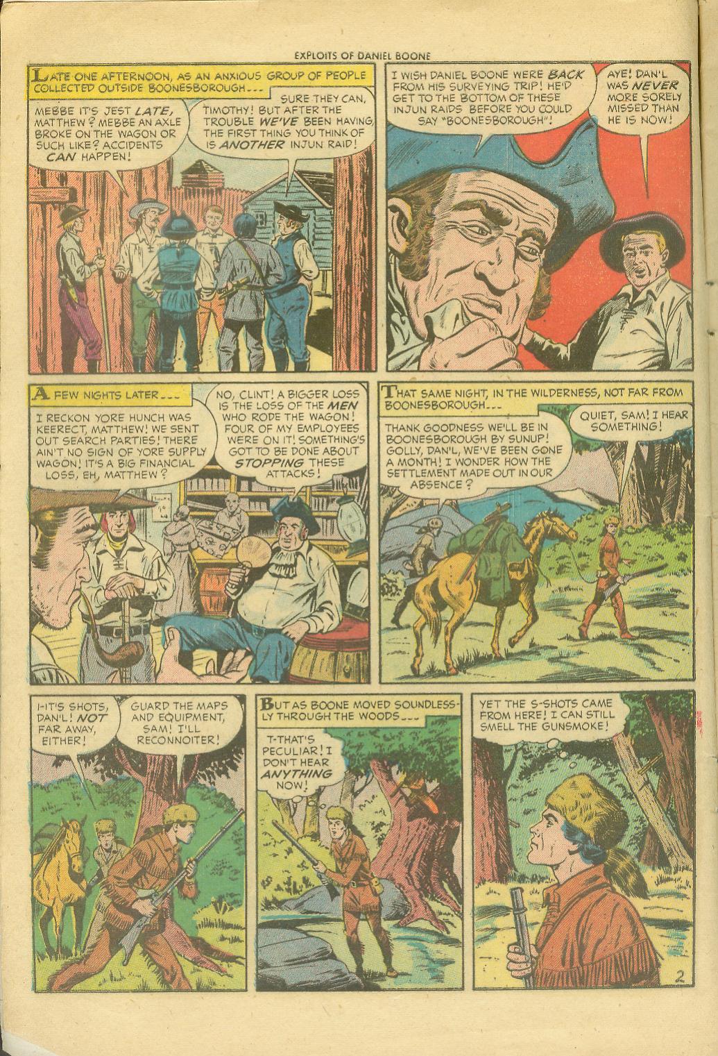 Read online Exploits of Daniel Boone comic -  Issue #6 - 4