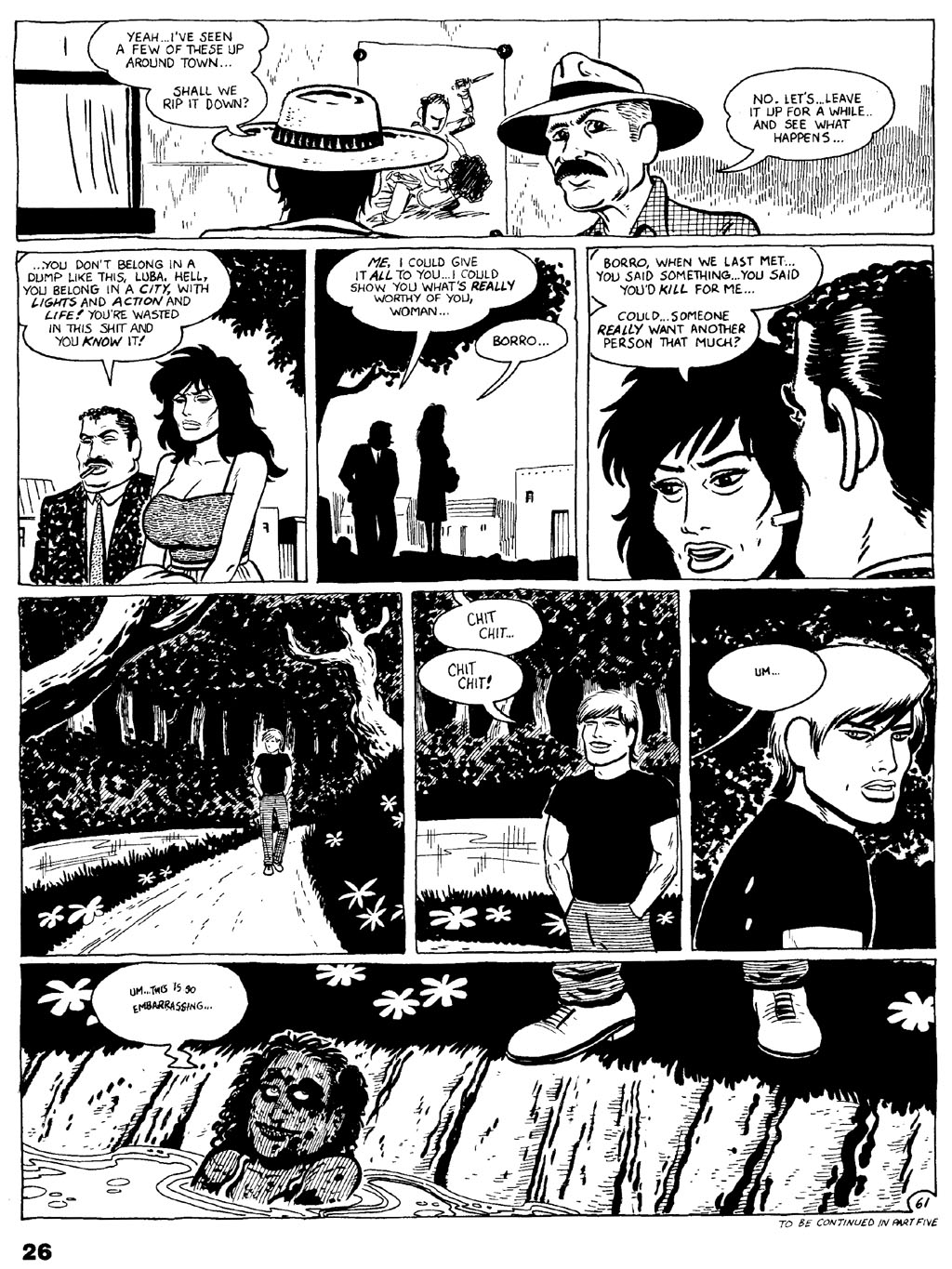 Read online Love and Rockets (1982) comic -  Issue #24 - 28