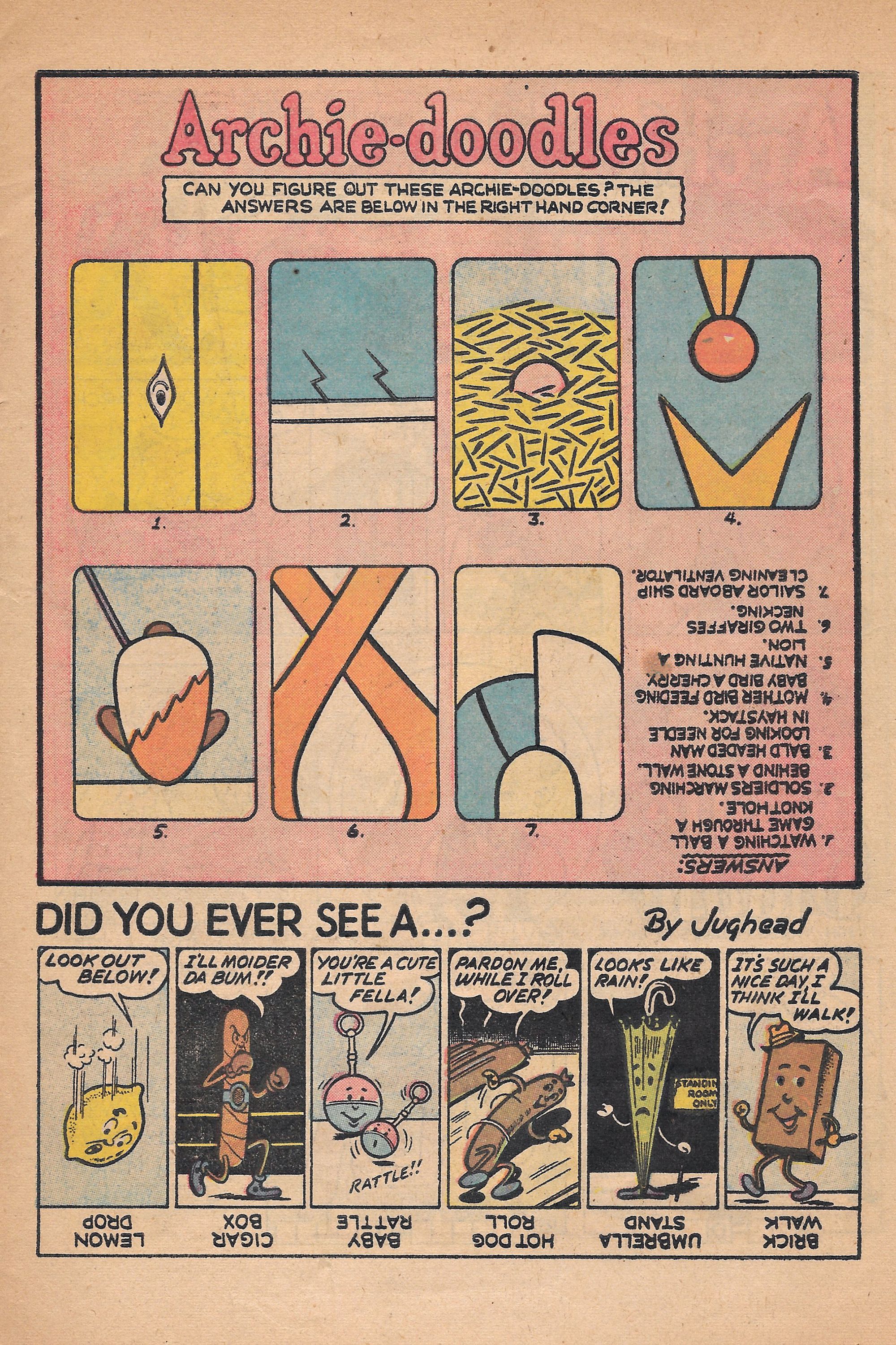 Read online Archie's Joke Book Magazine comic -  Issue #19 - 28