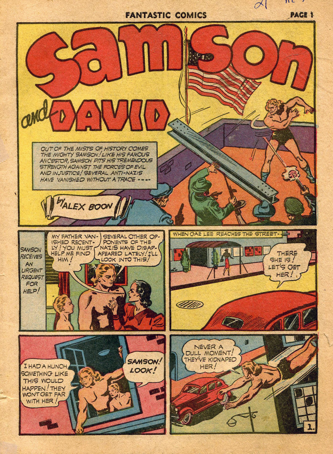 Read online Fantastic Comics comic -  Issue #21 - 3