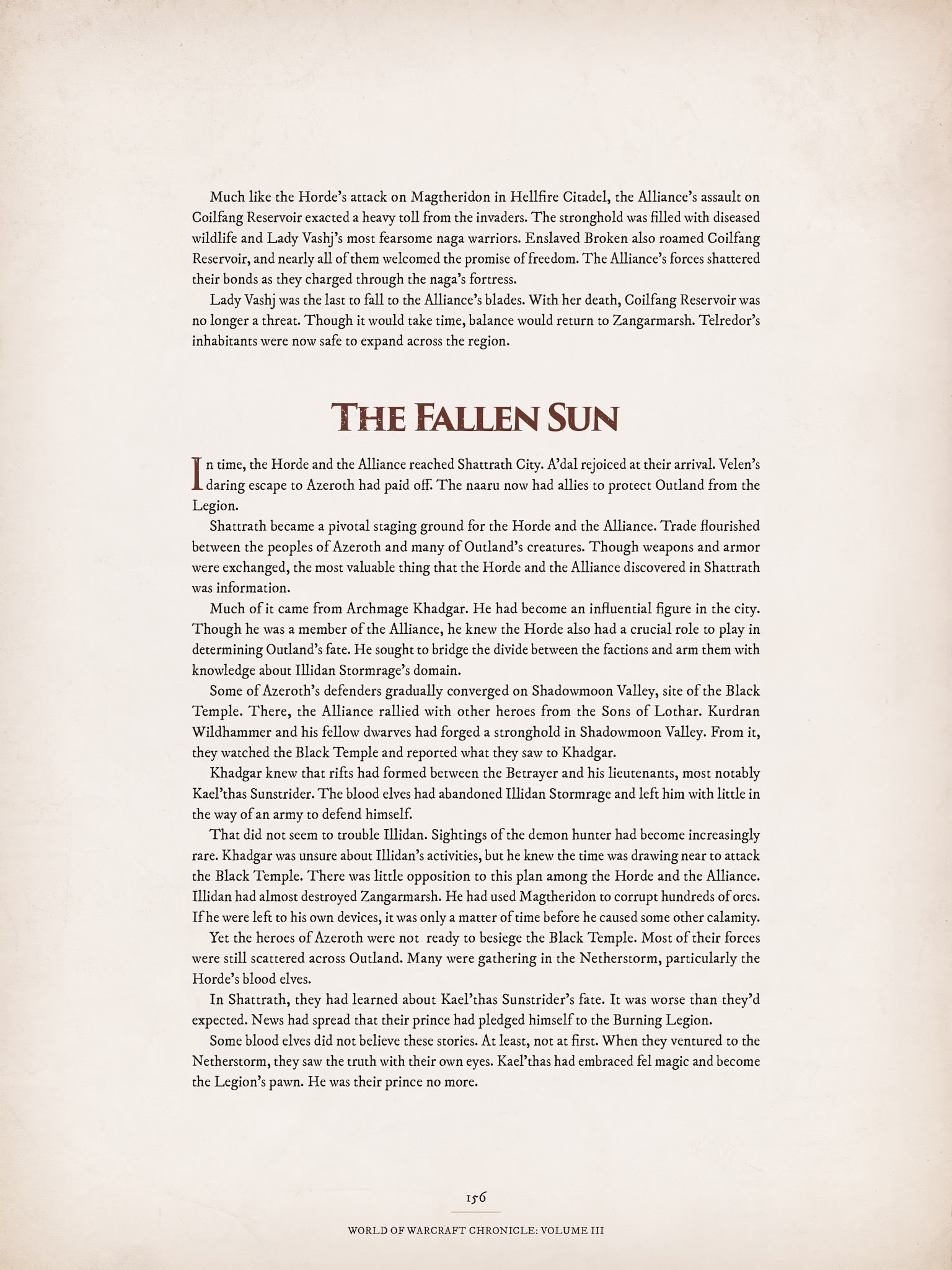 Read online World of Warcraft Chronicle Vol. 3 comic -  Issue # Full - 149