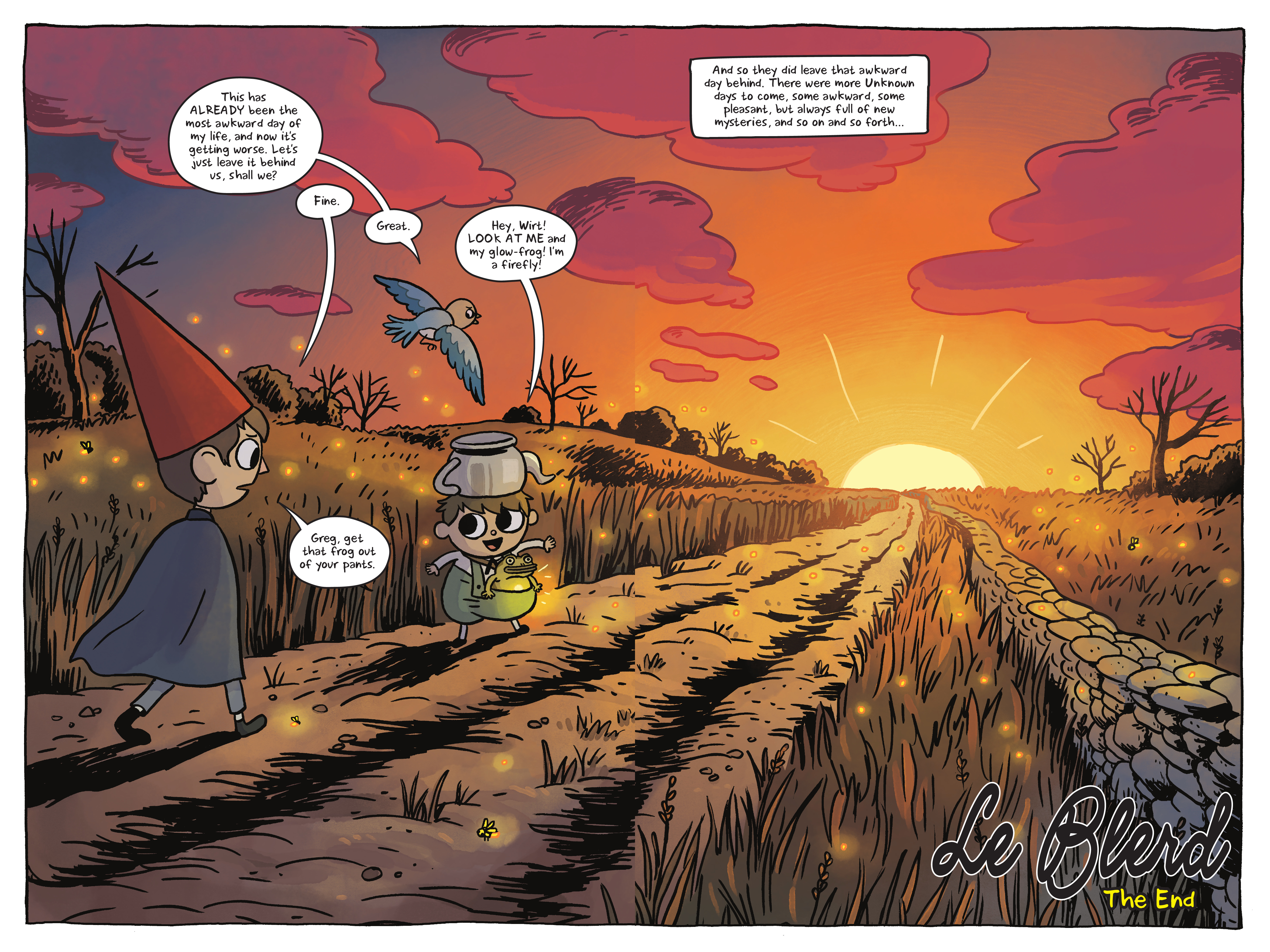 Read online Over the Garden Wall: Distillatoria comic -  Issue # TPB - 126