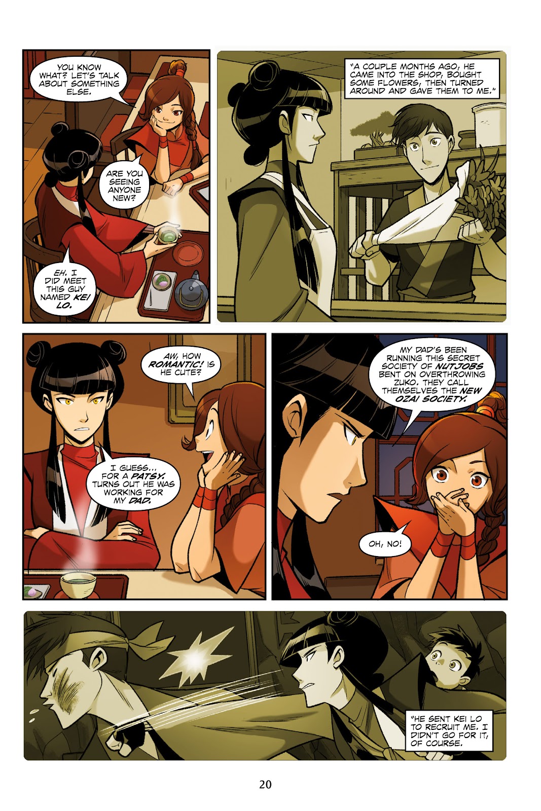 Nickelodeon Avatar: The Last Airbender - Smoke and Shadow issue Part 1 - Page 20