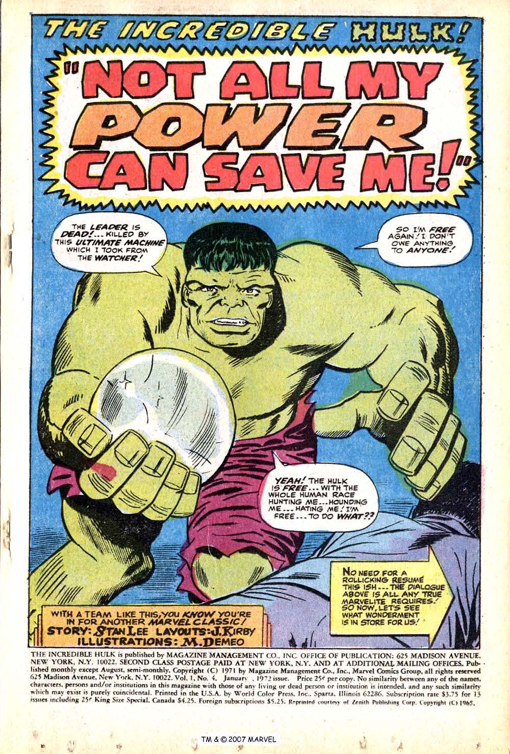 Read online The Incredible Hulk Annual comic -  Issue #4 - 3
