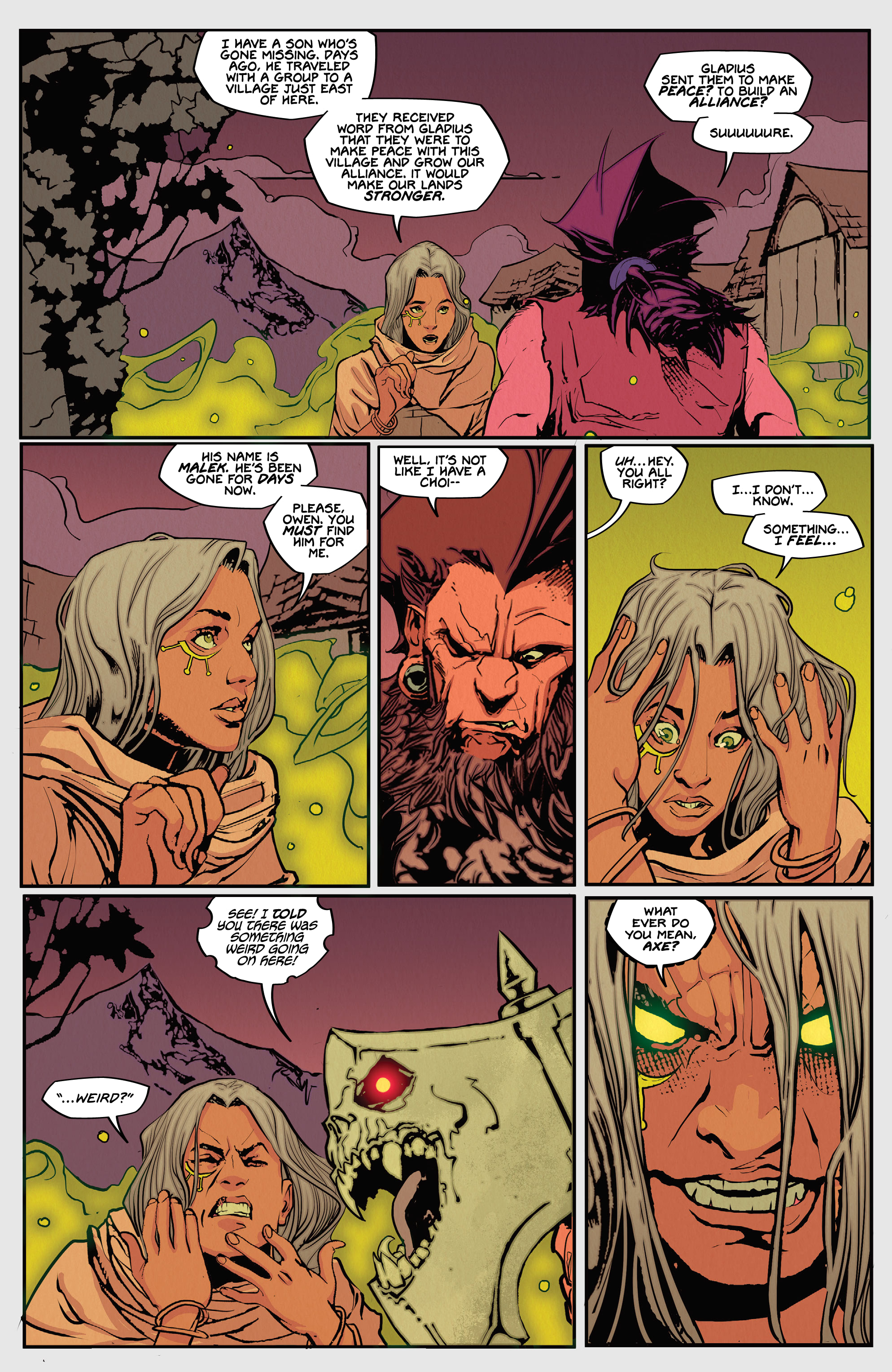 Read online Barbaric: Axe to Grind comic -  Issue #2 - 13