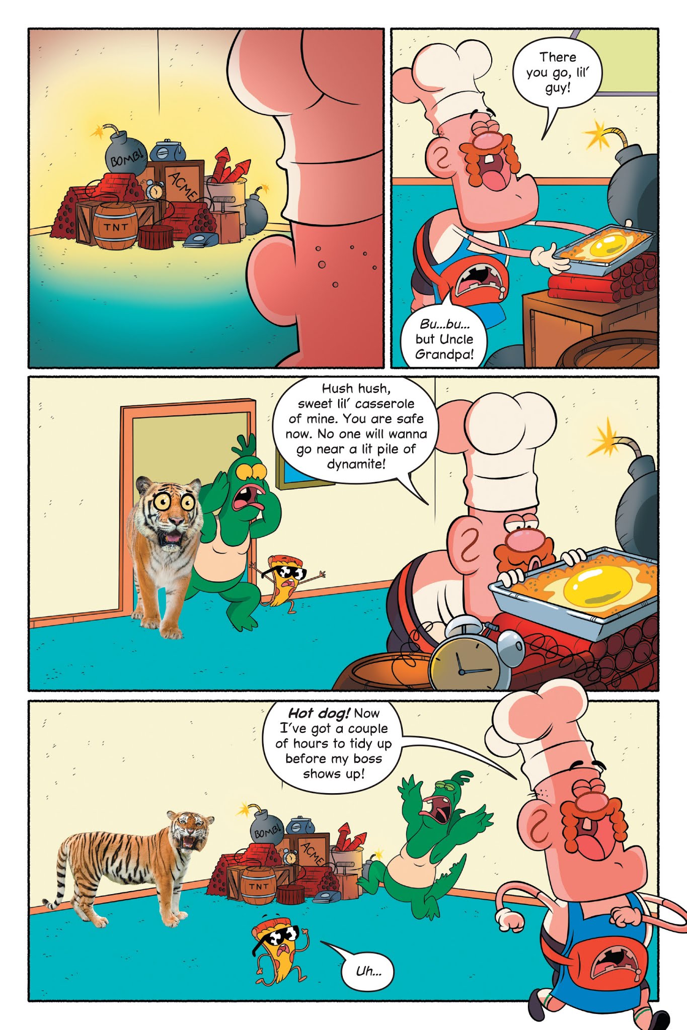 Read online Uncle Grandpa and the Time Casserole comic -  Issue # TPB - 14