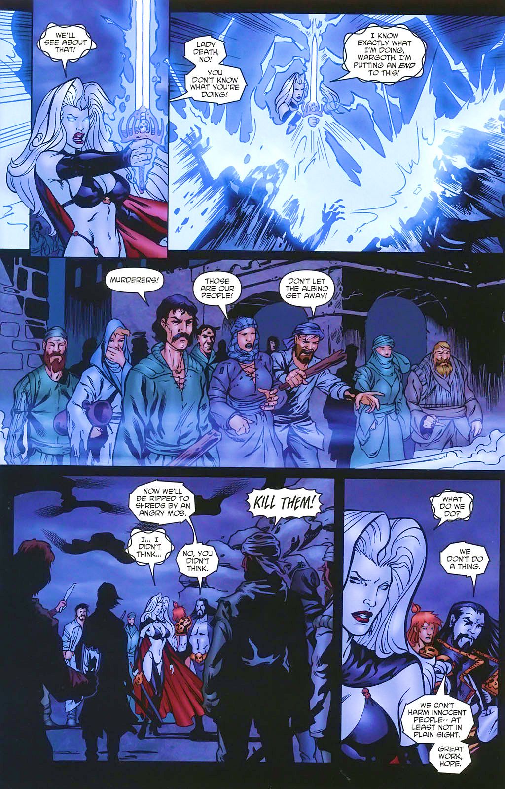 Read online Brian Pulido's Lady Death: Blacklands comic -  Issue #1 - 8