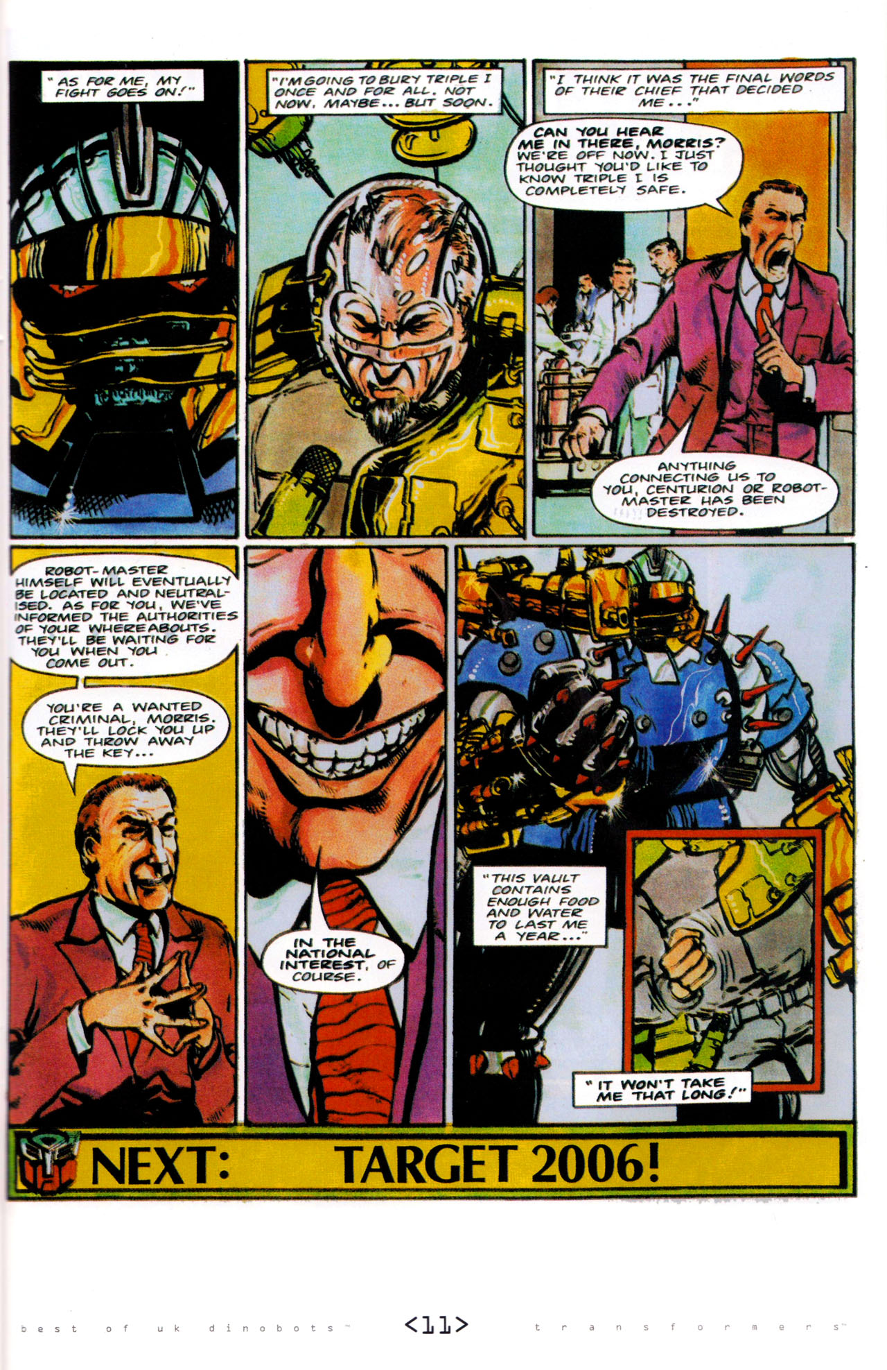 Read online The Transformers: Best of UK: Dinobots comic -  Issue #6 - 14