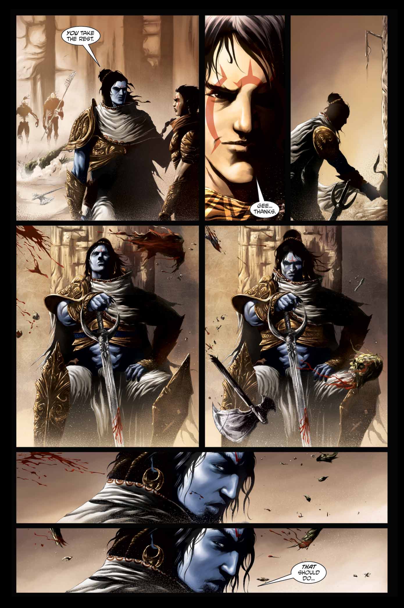 Read online Ramayan 3392 A.D. Reloaded comic -  Issue #4 - 6