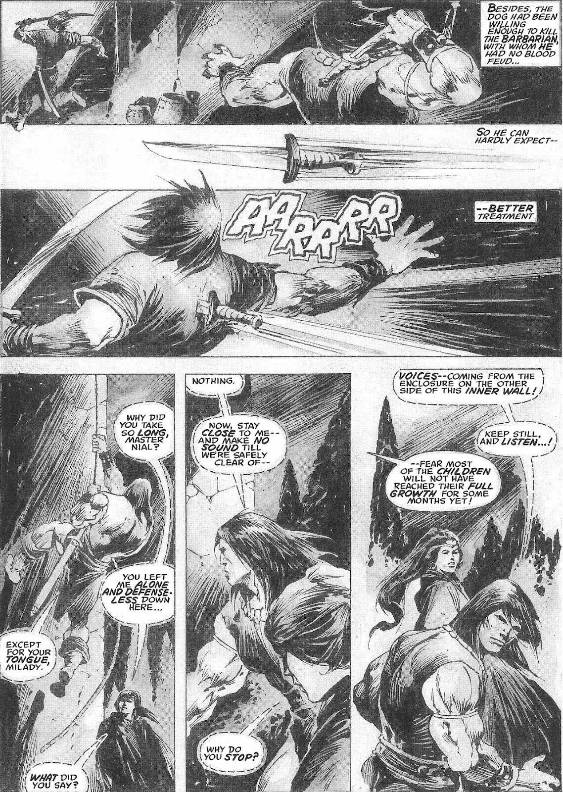 The Savage Sword Of Conan issue 209 - Page 35