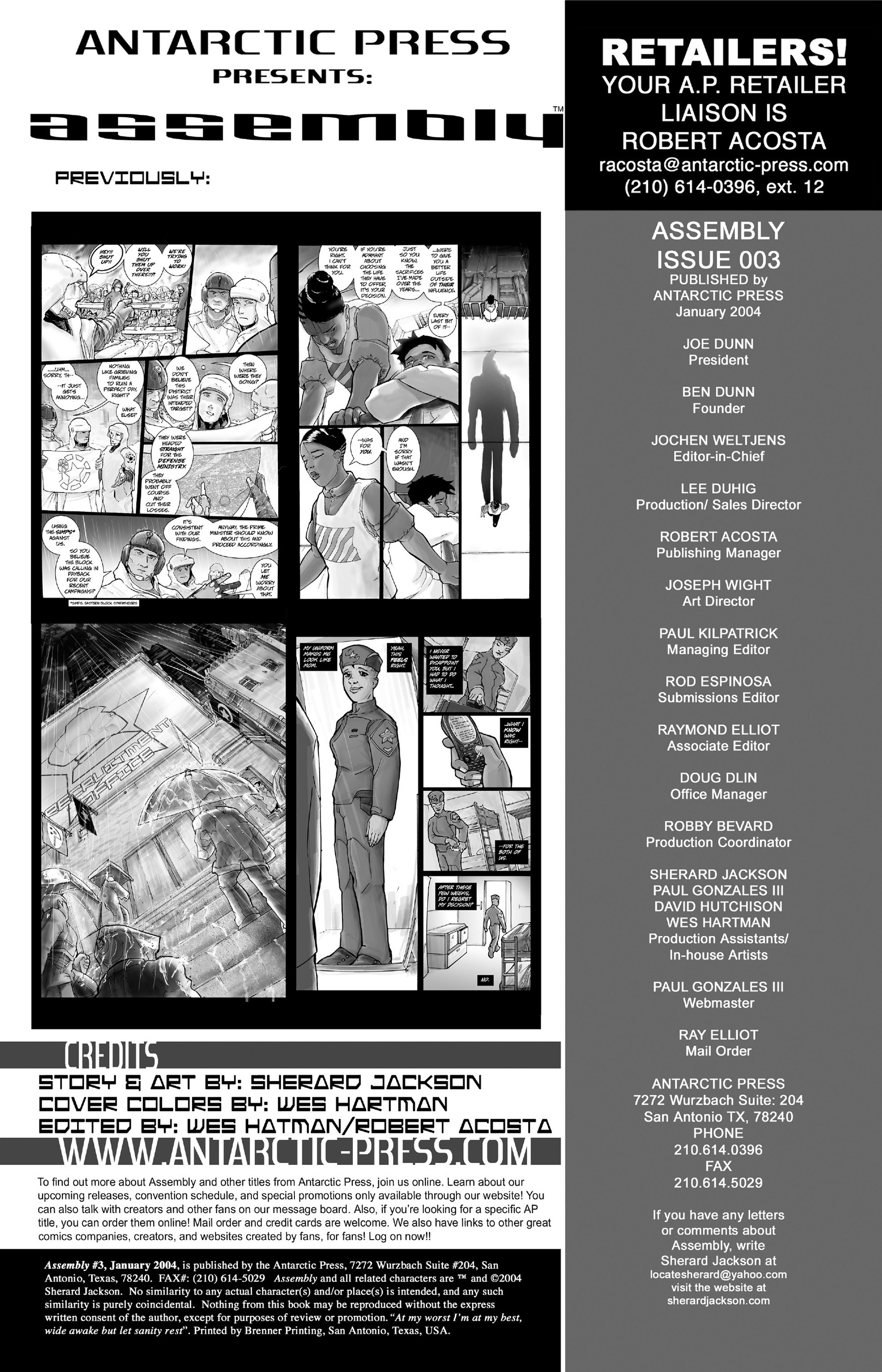 Read online Assembly comic -  Issue #3 - 2