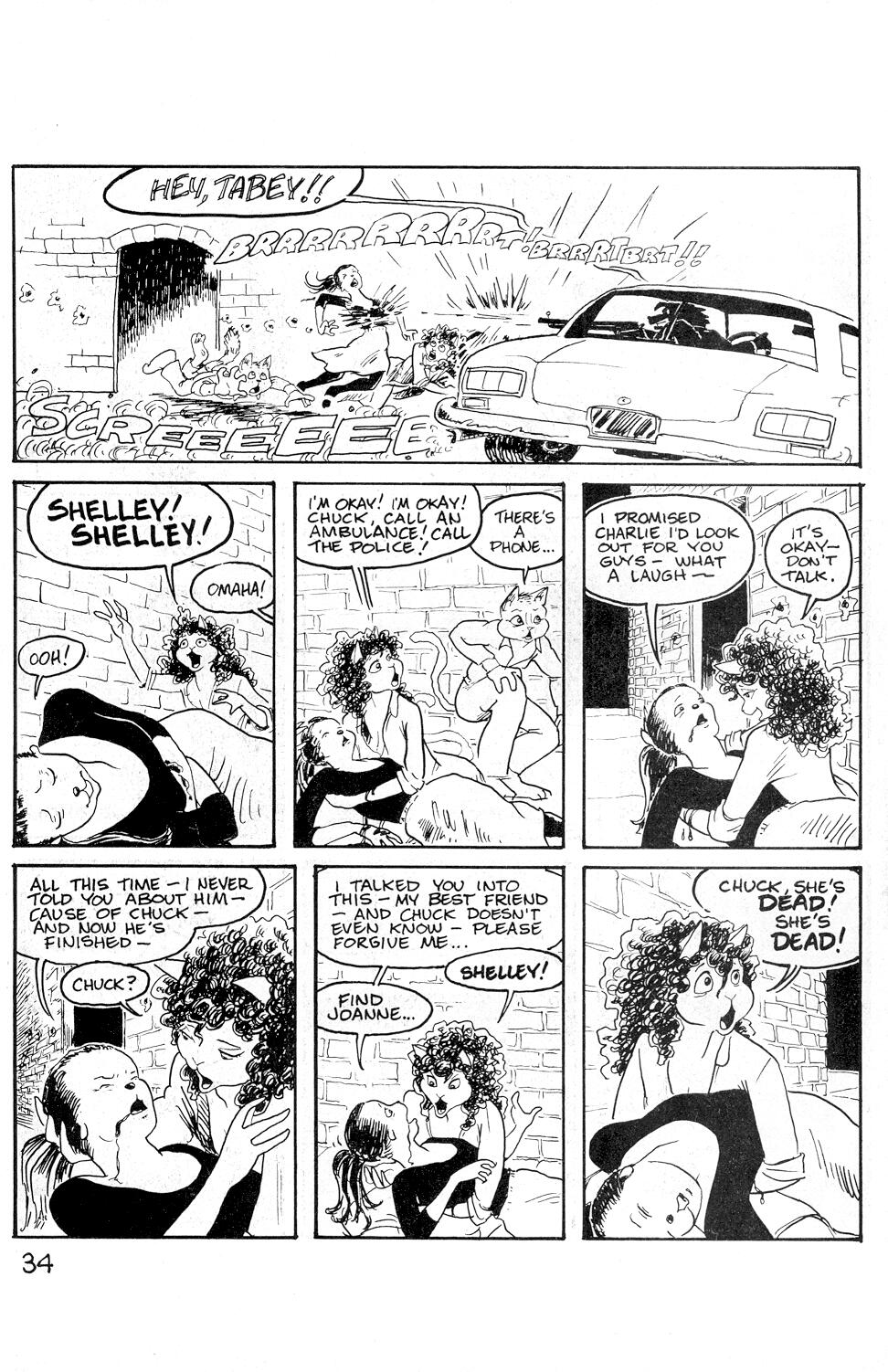 Omaha the Cat Dancer (1986) issue 0 - Page 36