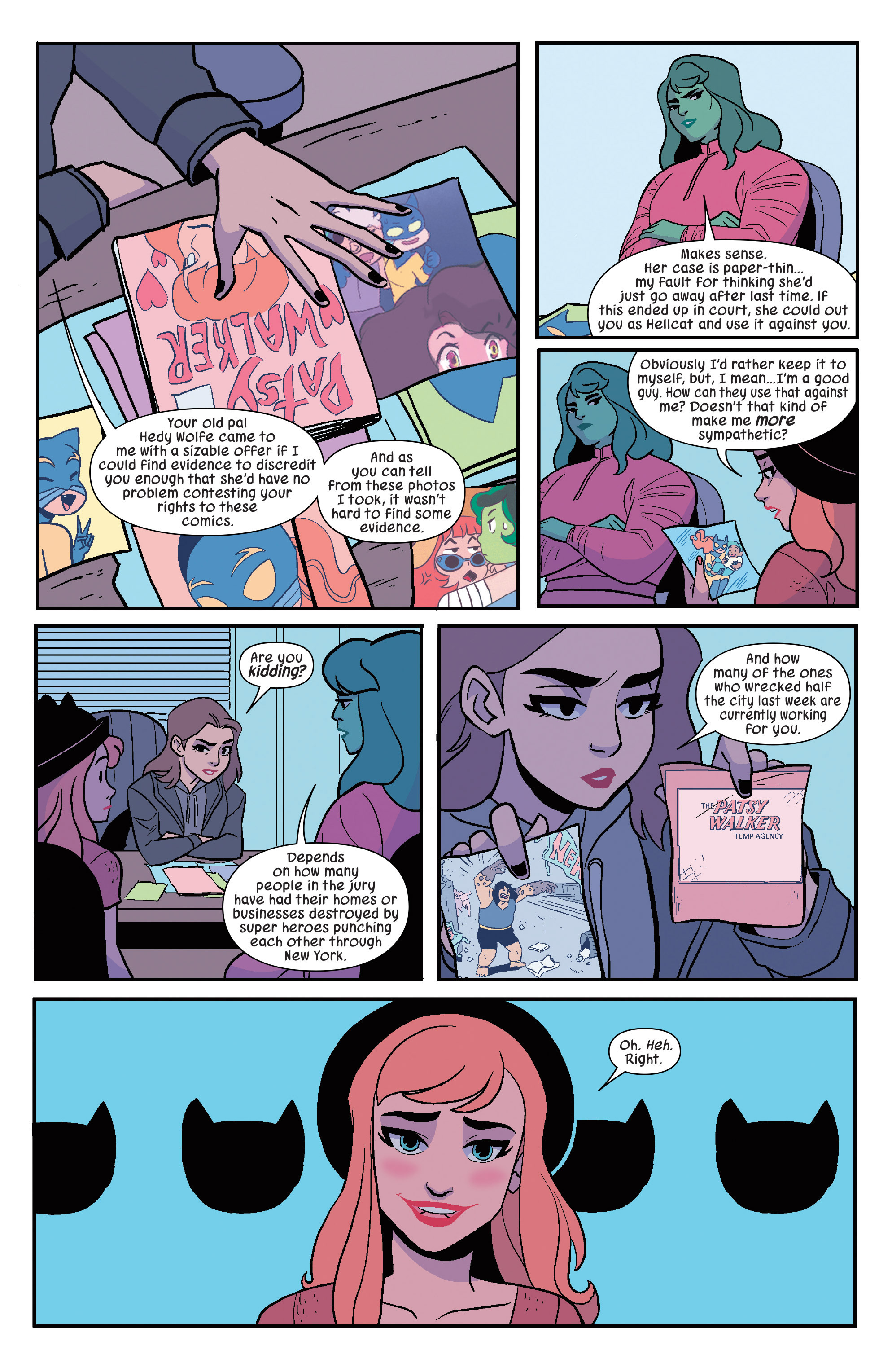 Read online Patsy Walker, A.K.A. Hellcat! comic -  Issue #7 - 4