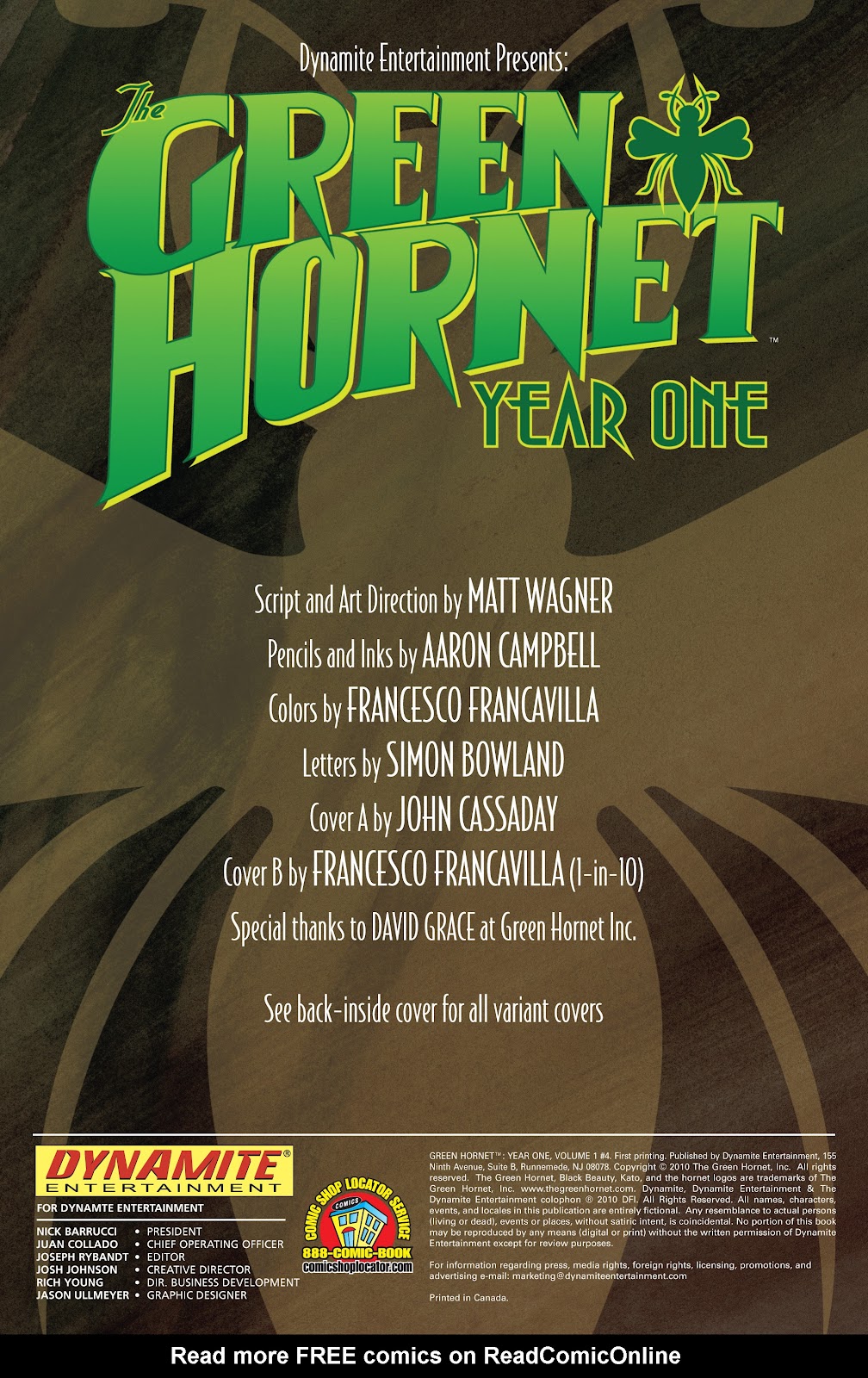 Green Hornet: Year One issue 4 - Page 2