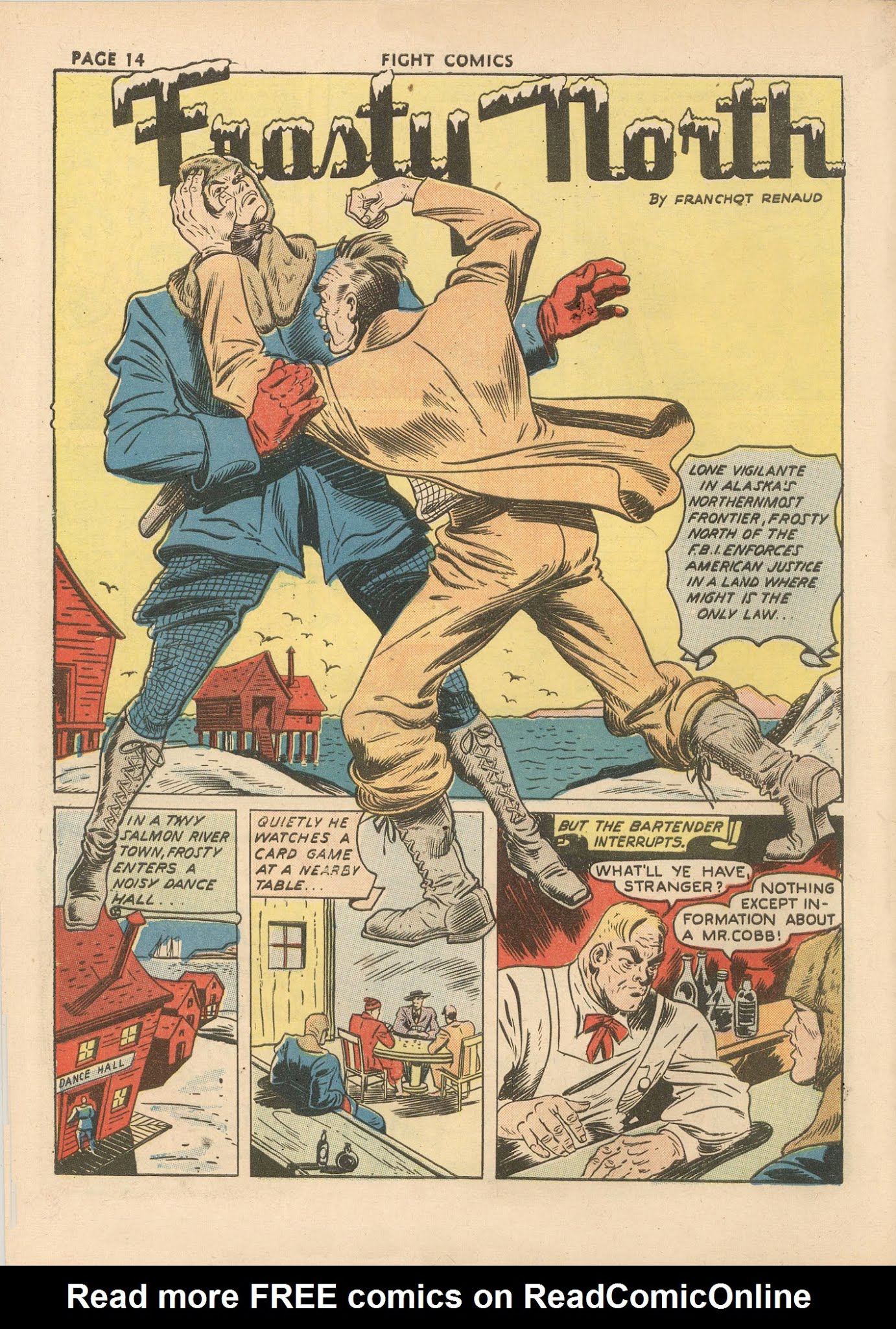Read online Fight Comics comic -  Issue #16 - 17