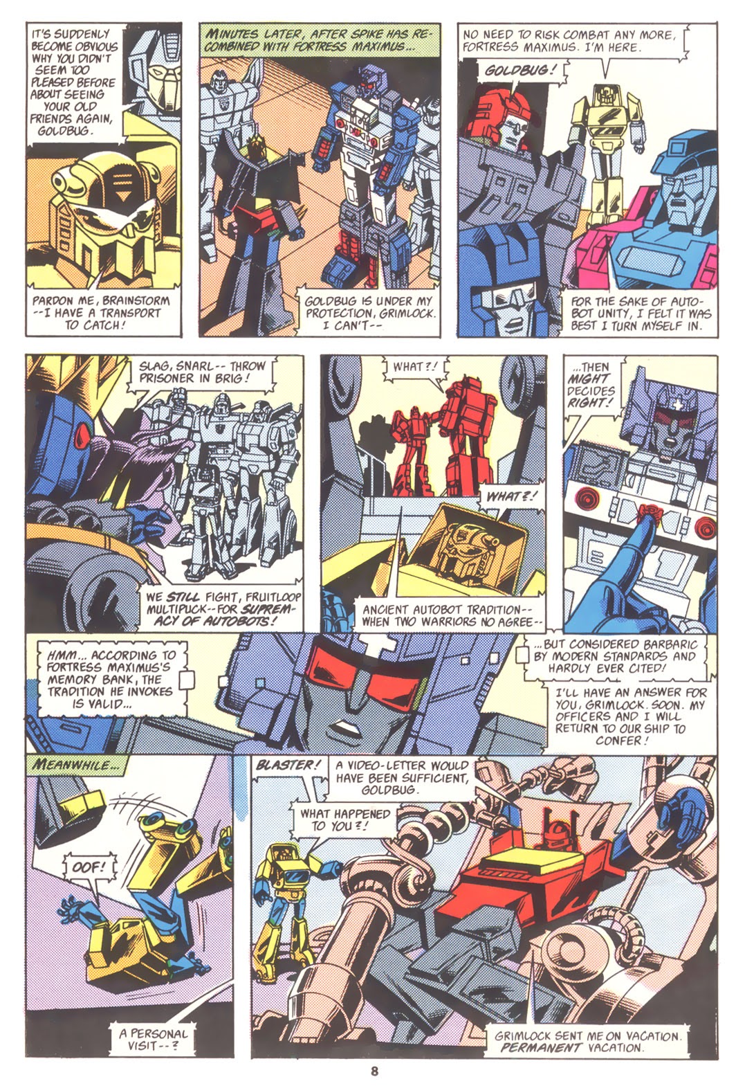 Read online The Transformers (UK) comic -  Issue #174 - 8