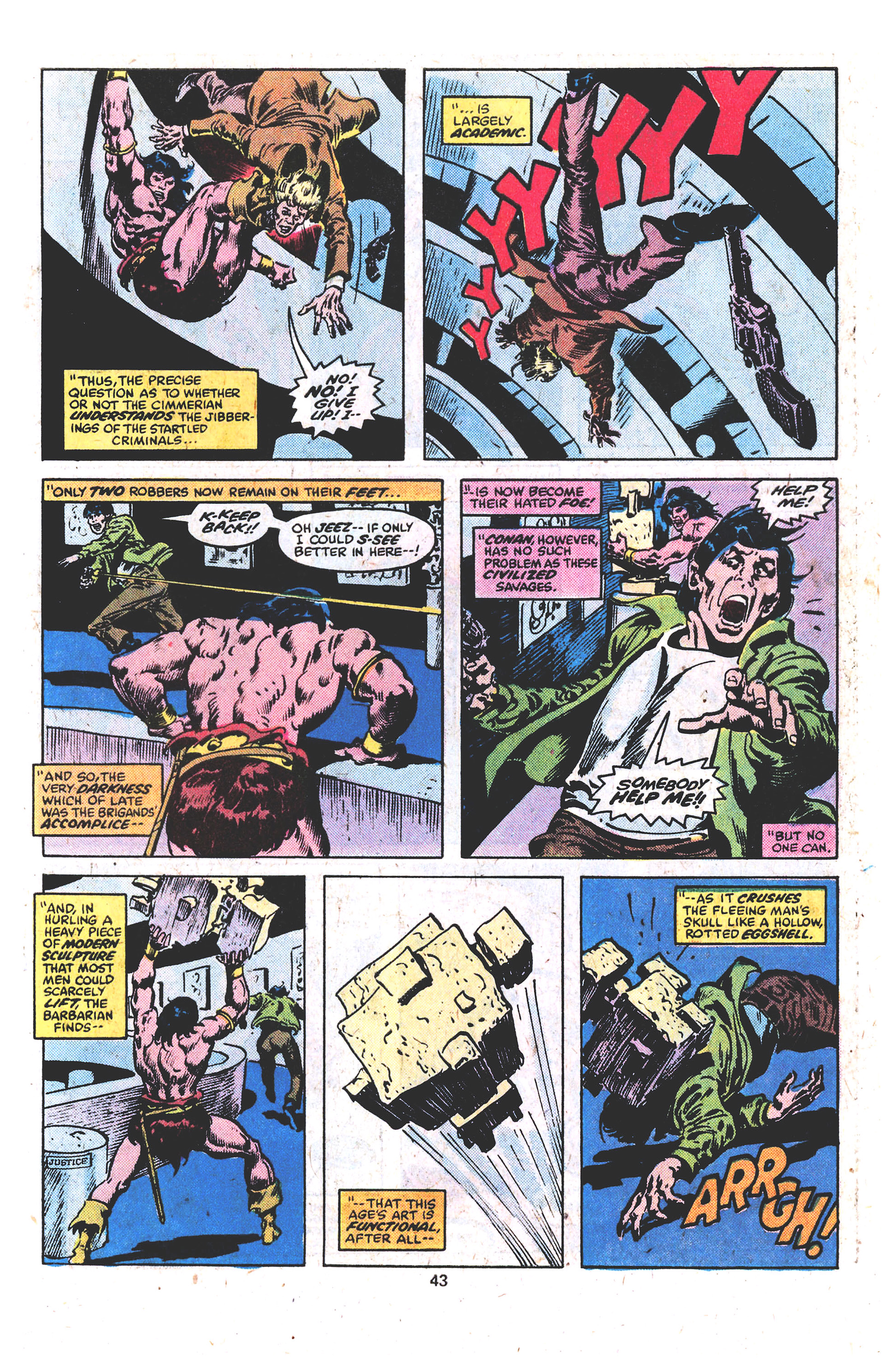 Read online What If? (1977) comic -  Issue #13 - Conan The Barbarian walked the Earth Today - 32