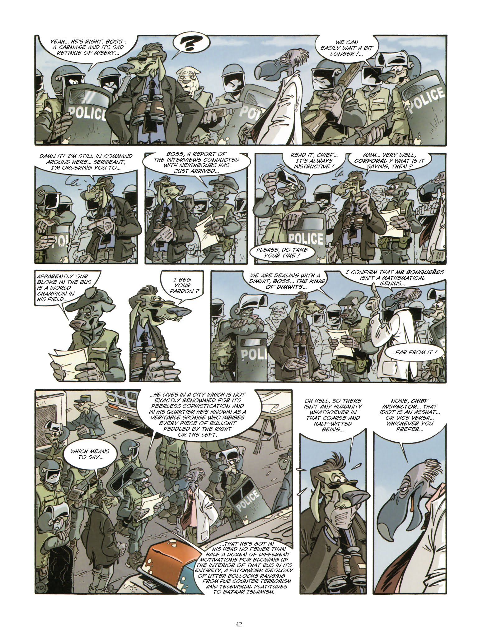 Read online Une enquête de l'inspecteur Canardo comic -  Issue #16 - 44