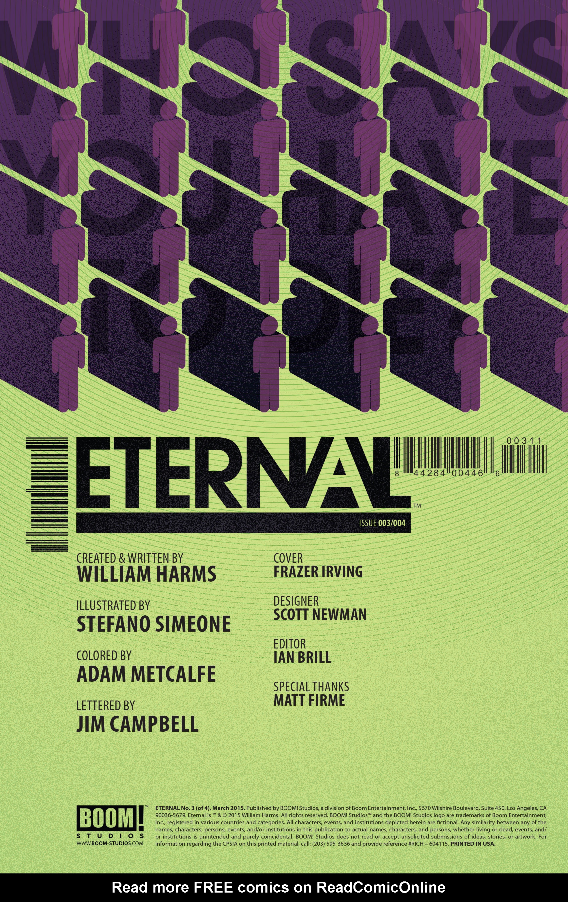 Read online Eternal (2014) comic -  Issue #3 - 2