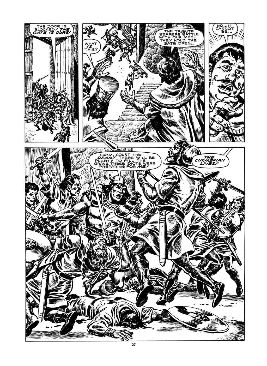 Read online The Savage Sword Of Conan comic -  Issue #148 - 26