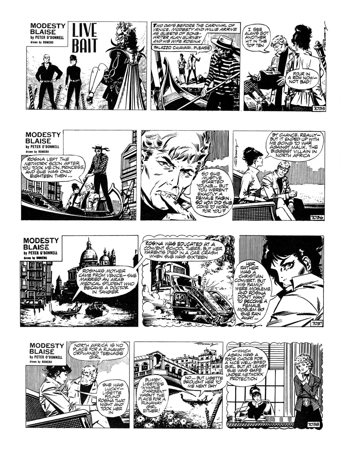 Read online Modesty Blaise Live bait comic -  Issue # TPB - 2