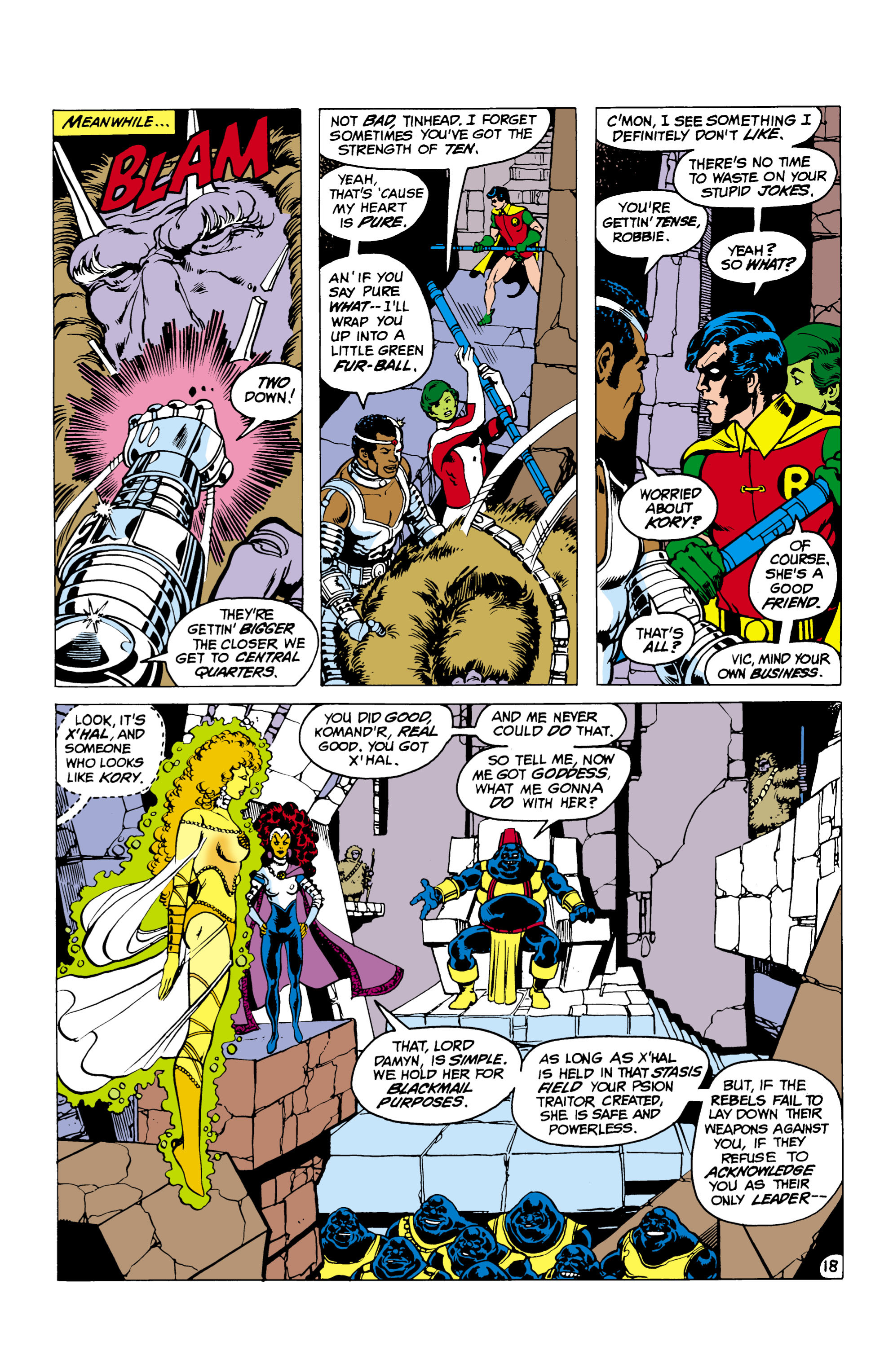 Read online The New Teen Titans (1980) comic -  Issue #25 - 19