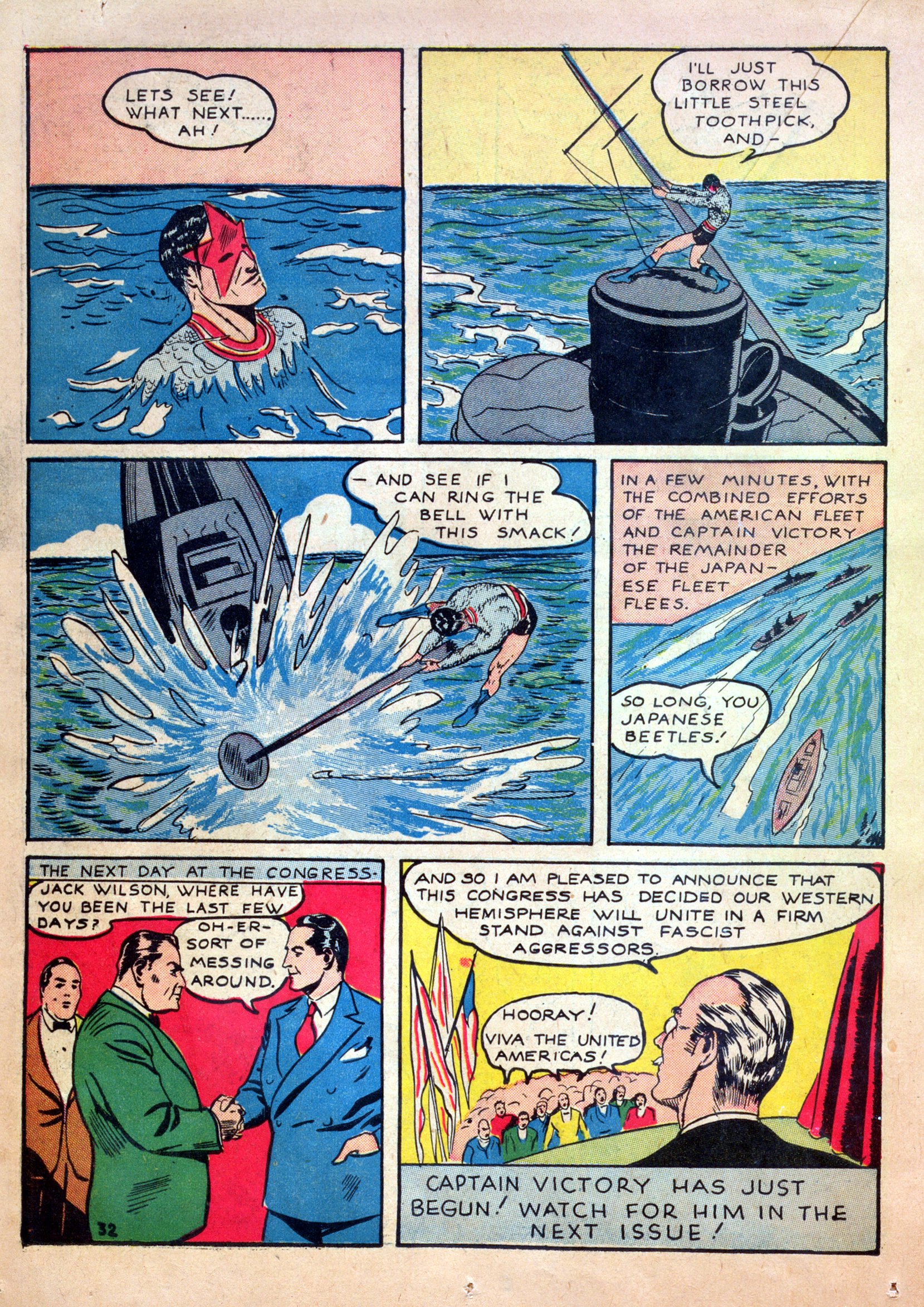 Read online Our Flag Comics comic -  Issue #1 - 34