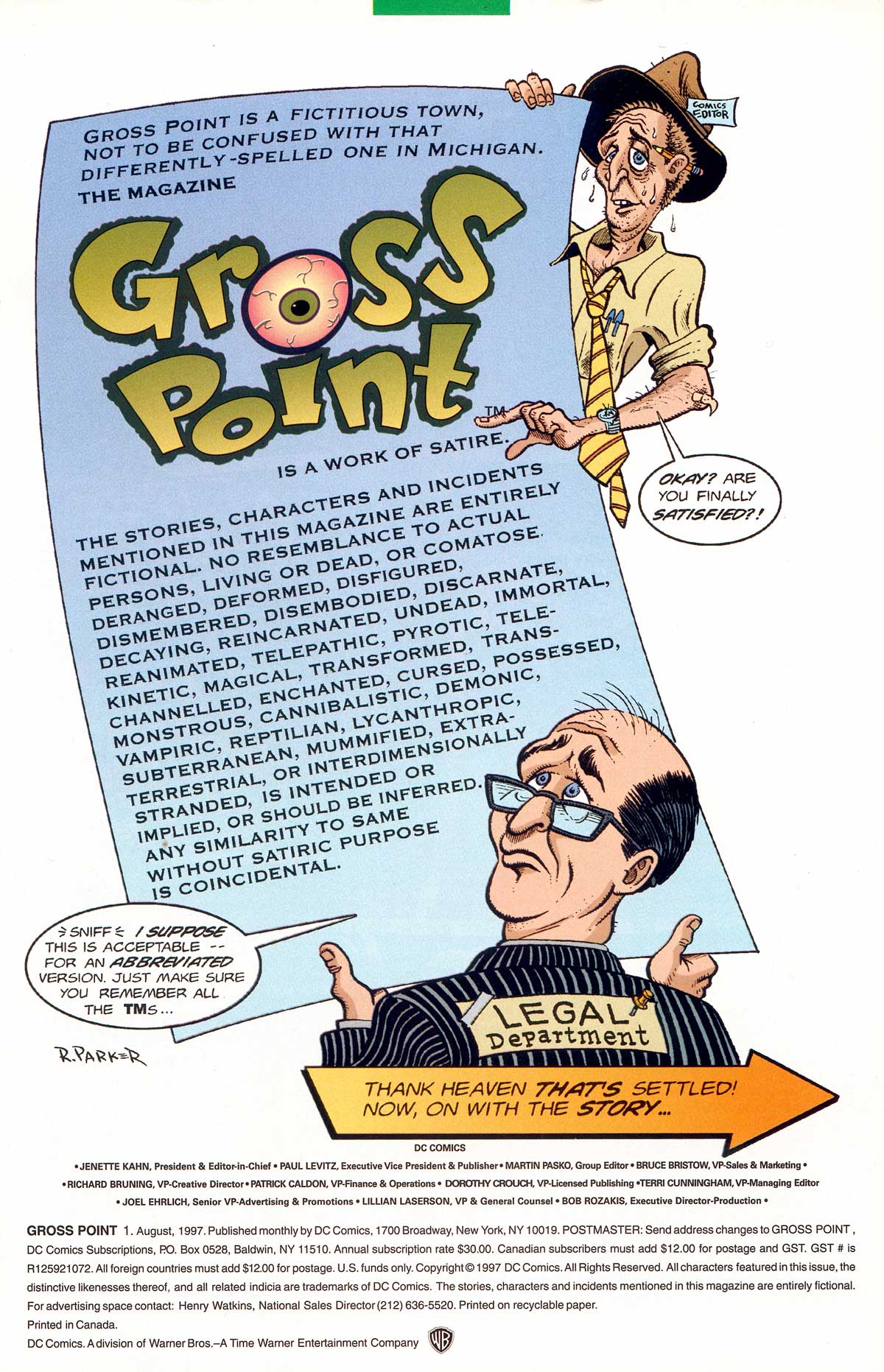 Read online Gross Point comic -  Issue #1 - 2