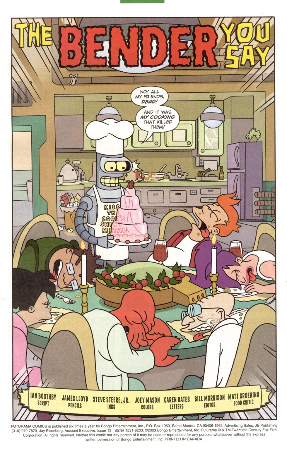 Read online Futurama Comics comic -  Issue #13 - 2