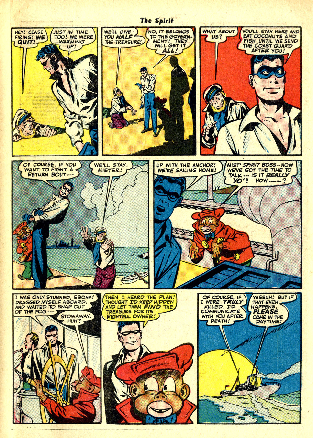 Read online The Spirit (1944) comic -  Issue #7 - 49