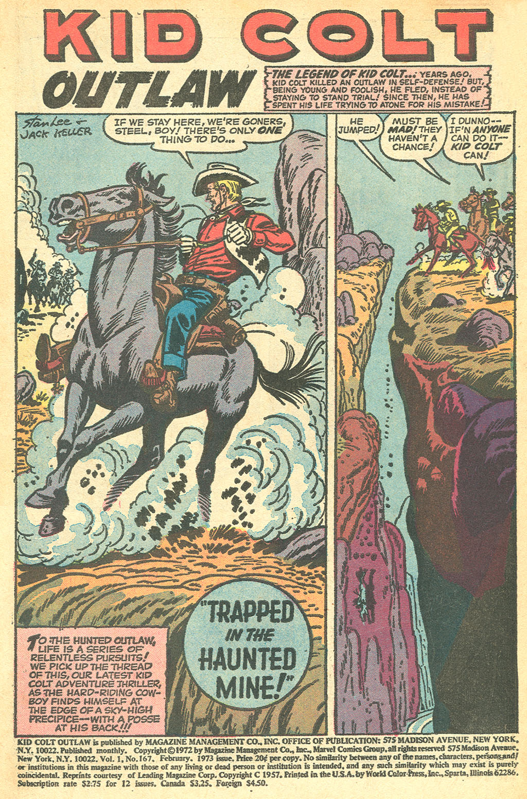 Read online Kid Colt Outlaw comic -  Issue #167 - 3