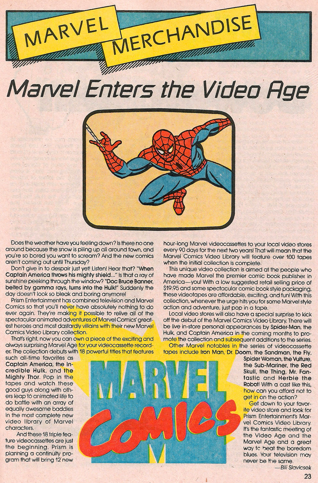 Read online Marvel Age comic -  Issue #37 - 24