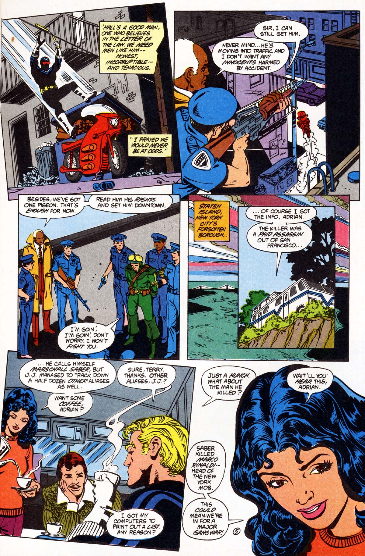 Read online Vigilante (1983) comic -  Issue #5 - 6