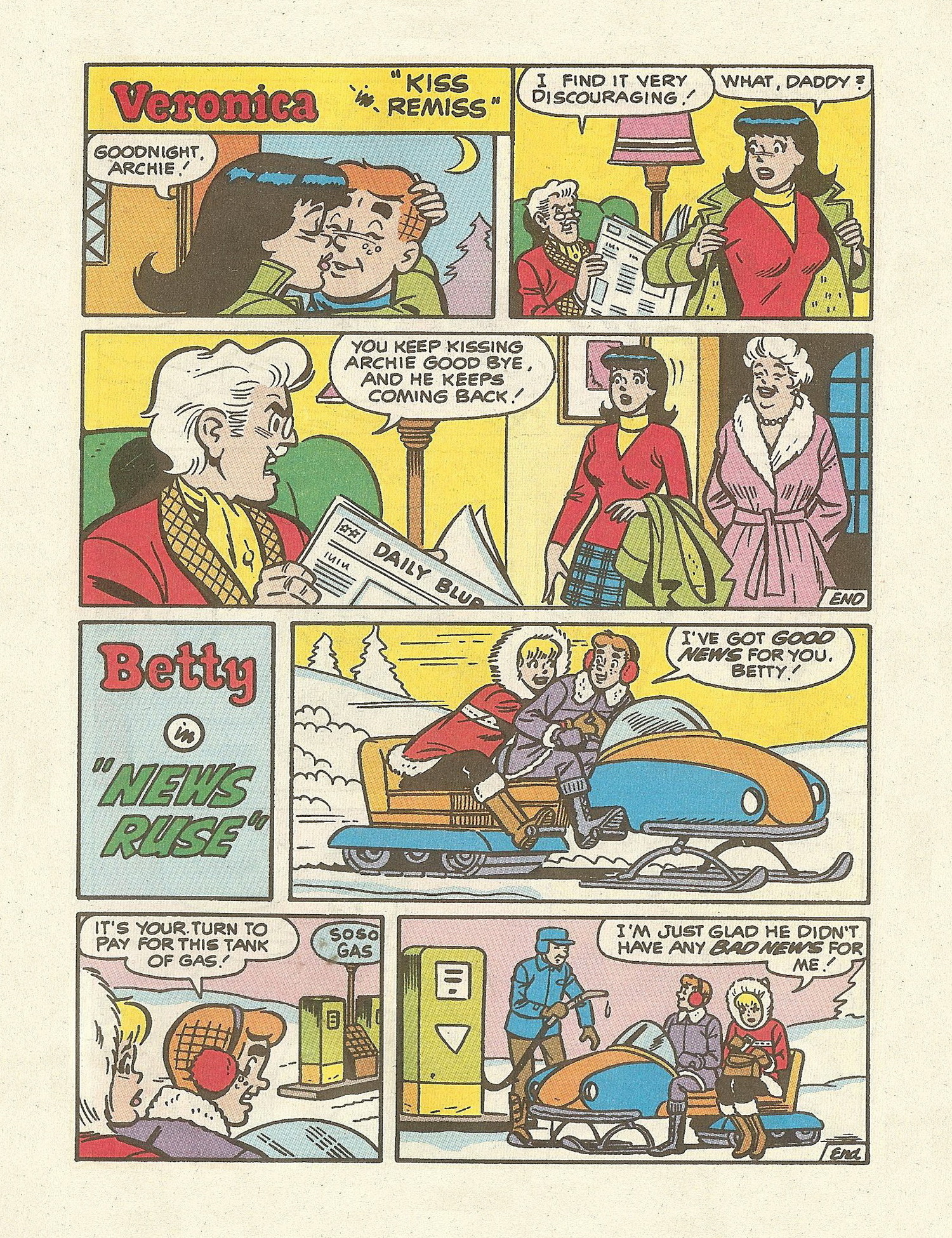 Read online Betty and Veronica Digest Magazine comic -  Issue #60 - 92
