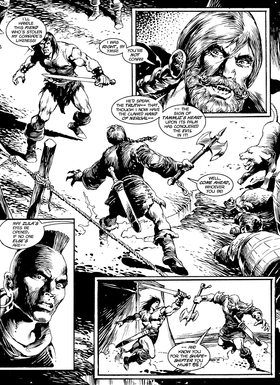 Read online The Savage Sword Of Conan comic -  Issue #231 - 9