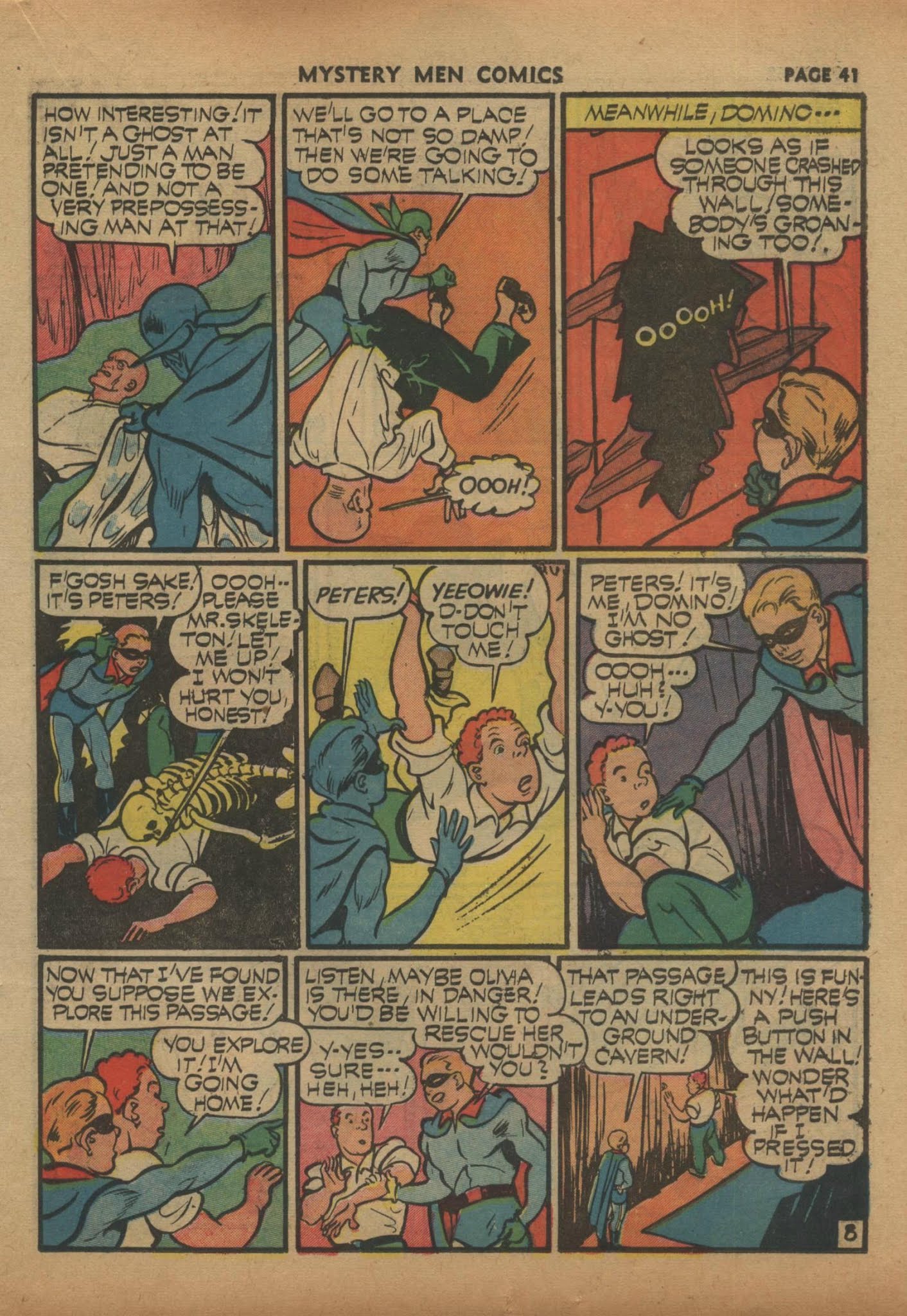 Read online Mystery Men Comics comic -  Issue #27 - 43
