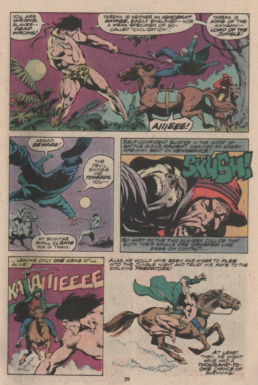 Read online Tarzan (1977) comic -  Issue #15 - 18
