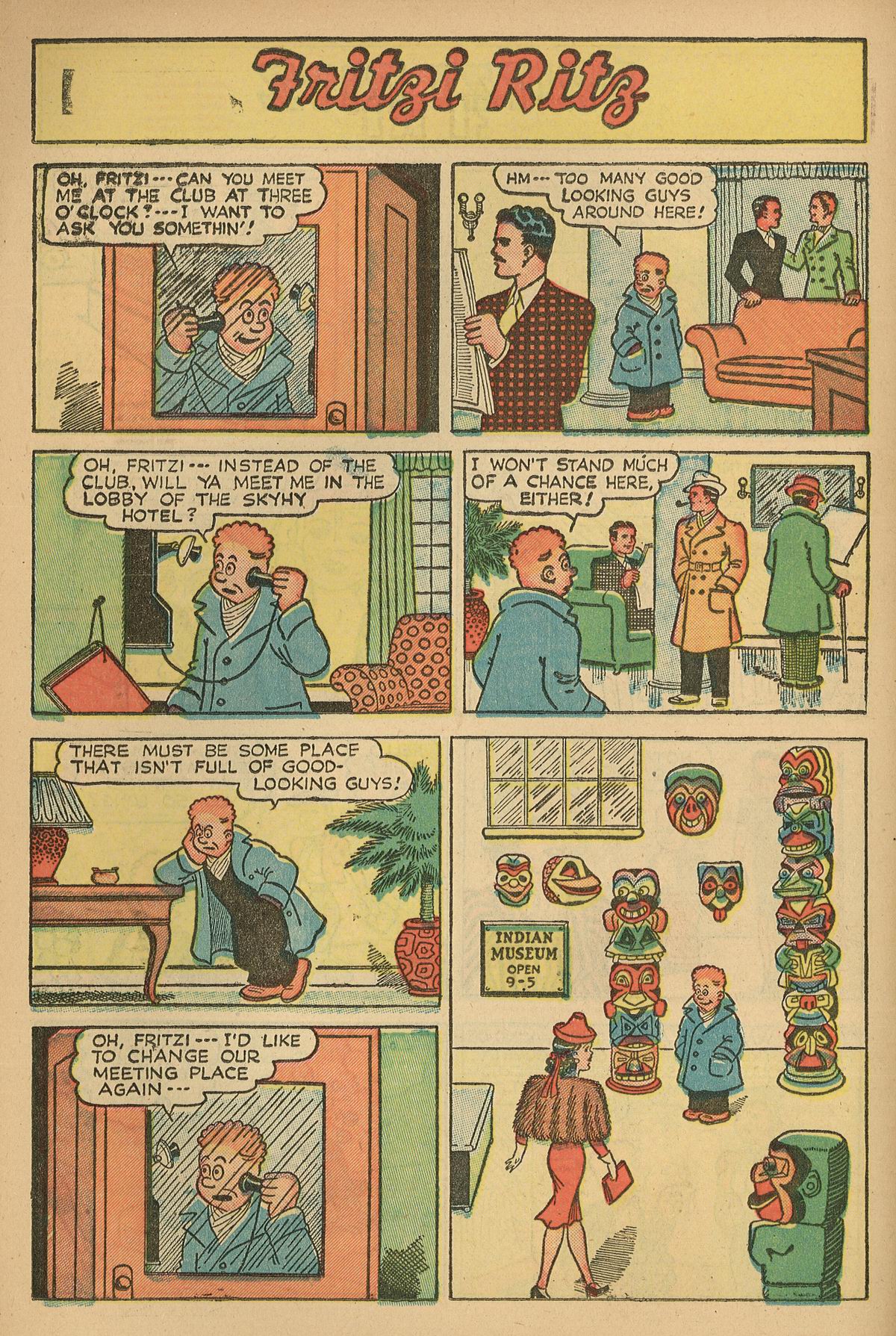 Read online Fritzi Ritz (1948) comic -  Issue #4 - 22