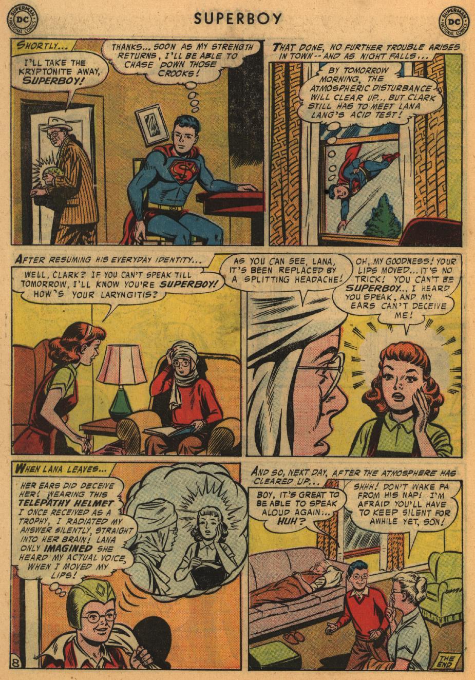 Read online Superboy (1949) comic -  Issue #54 - 30