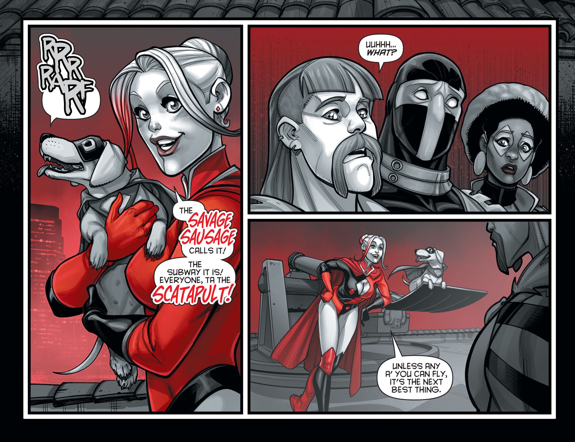 Read online Harley Quinn Black   White   Red comic -  Issue #12 - 11