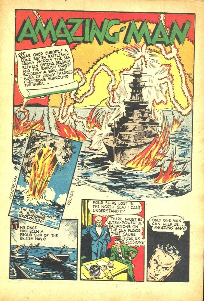 Read online Amazing Man Comics comic -  Issue #25 - 3