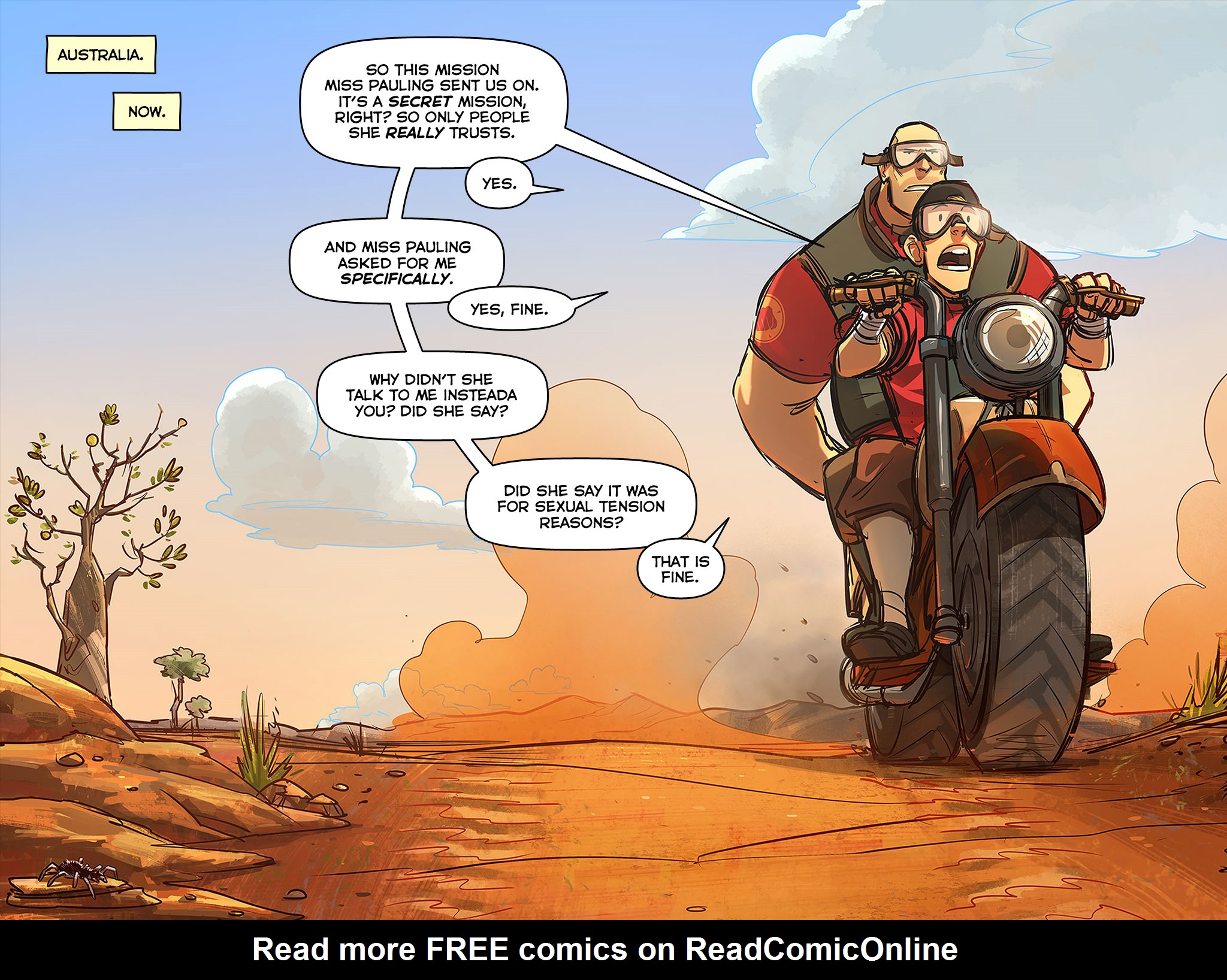 Read online Team Fortress 2 comic -  Issue #4 - 13