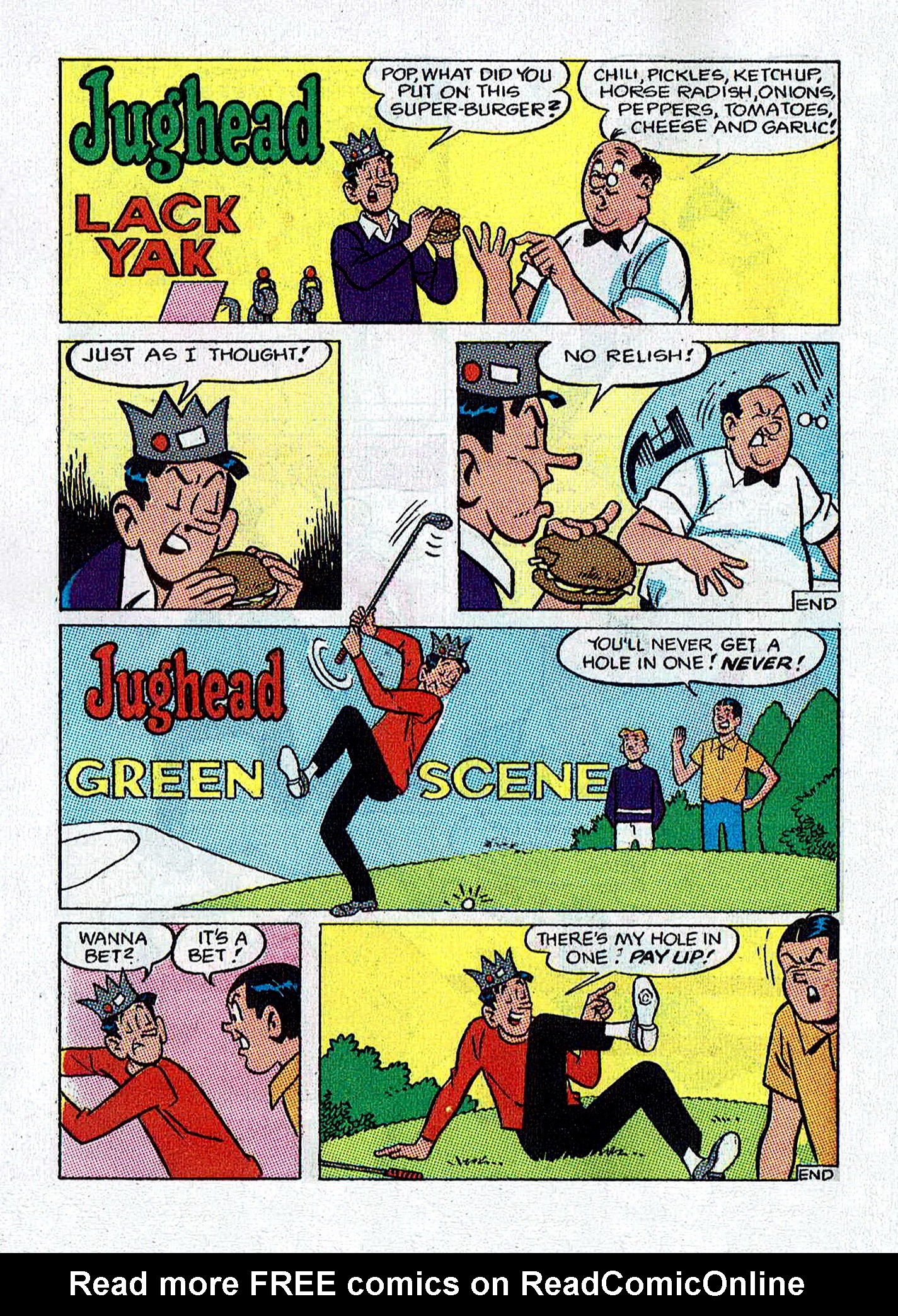 Read online Jughead Jones Comics Digest comic -  Issue #75 - 96