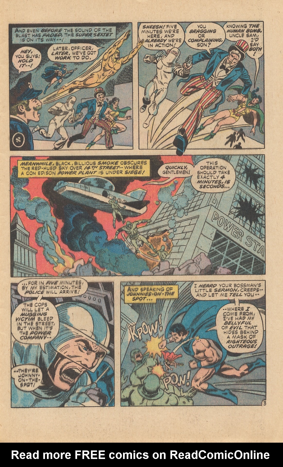 Read online Freedom Fighters (1976) comic -  Issue #1 - 5