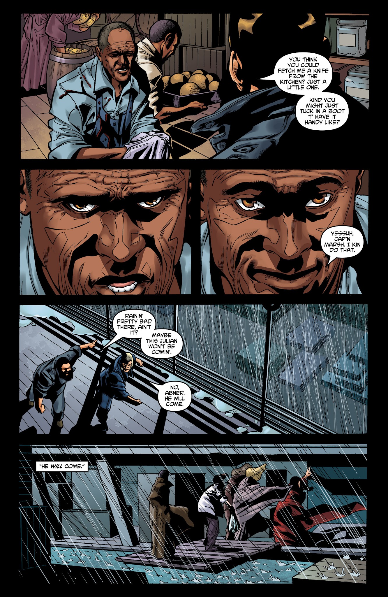 Read online George R.R. Martin's Fevre Dream comic -  Issue #6 - 7