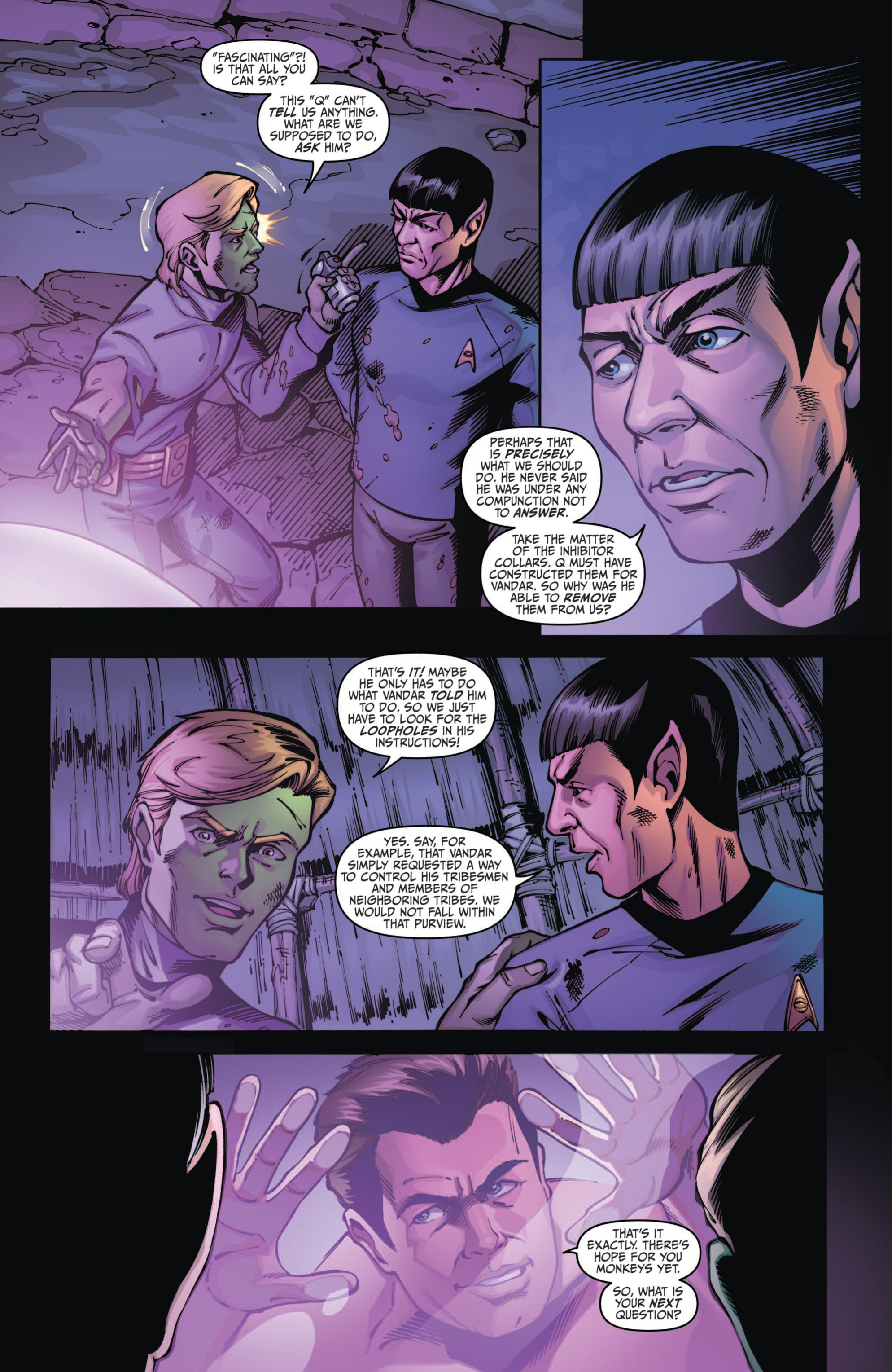 Read online Star Trek/Legion of Super-Heroes comic -  Issue #6 - 9