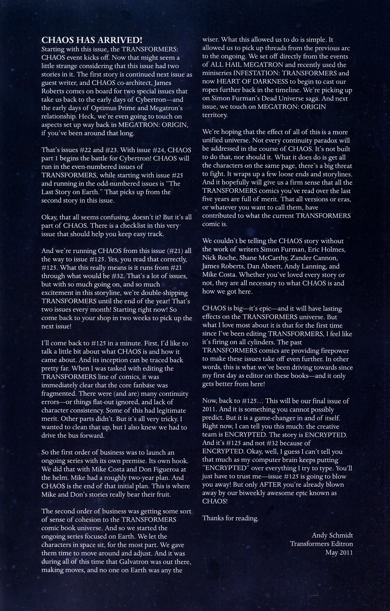Read online The Transformers (2009) comic -  Issue #21 - 27