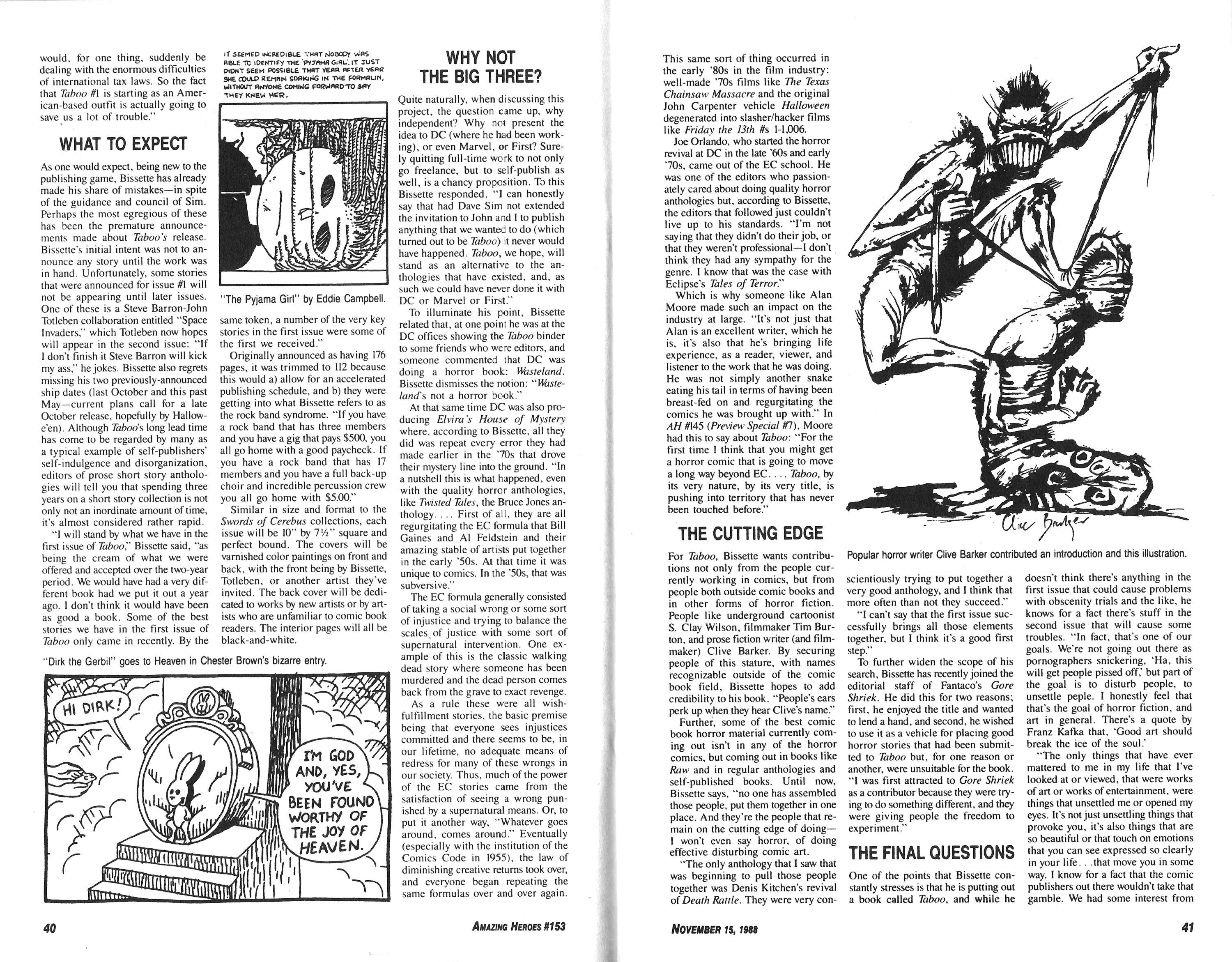 Read online Amazing Heroes comic -  Issue #153 - 21