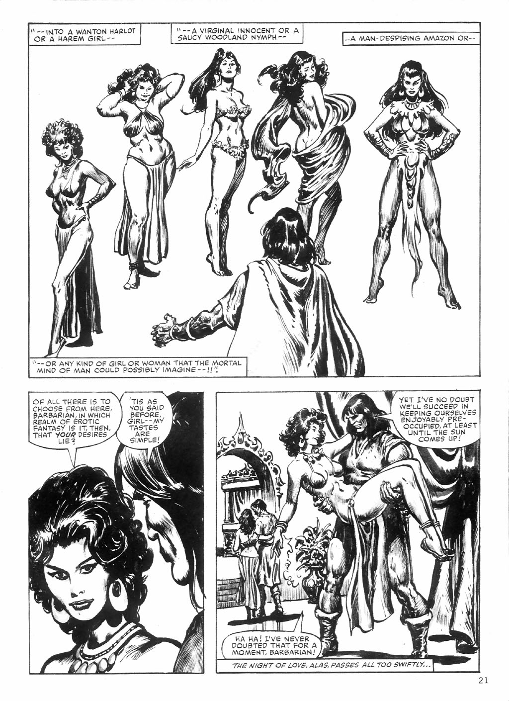 Read online The Savage Sword Of Conan comic -  Issue #81 - 21