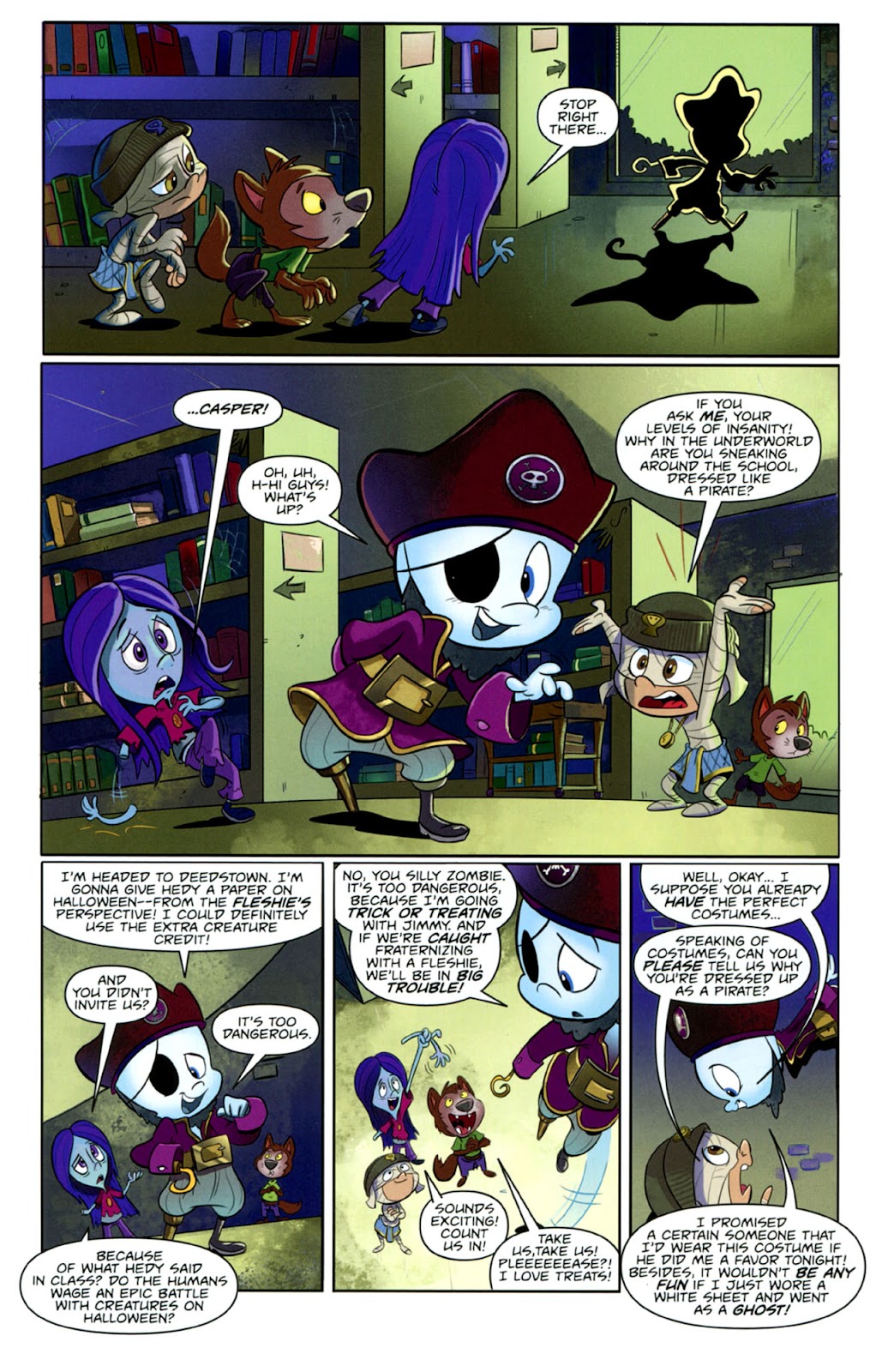 Read online Casper's Scare School comic -  Issue #1 - 5